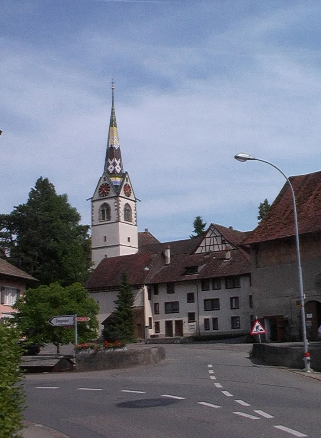 Photo showing: evangelische Kirche in Schleitheim (Schlaate)