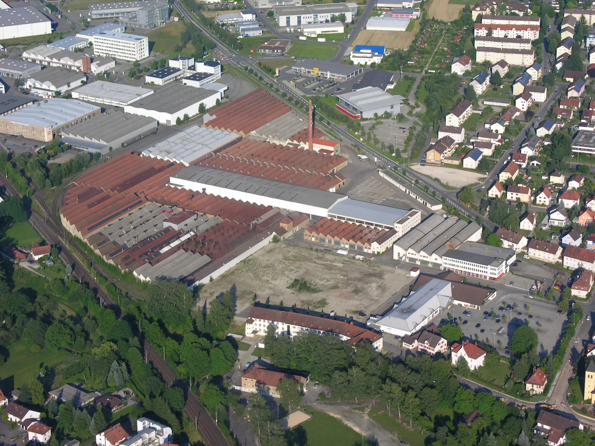 Photo showing: Aerial View of Gottmadingen