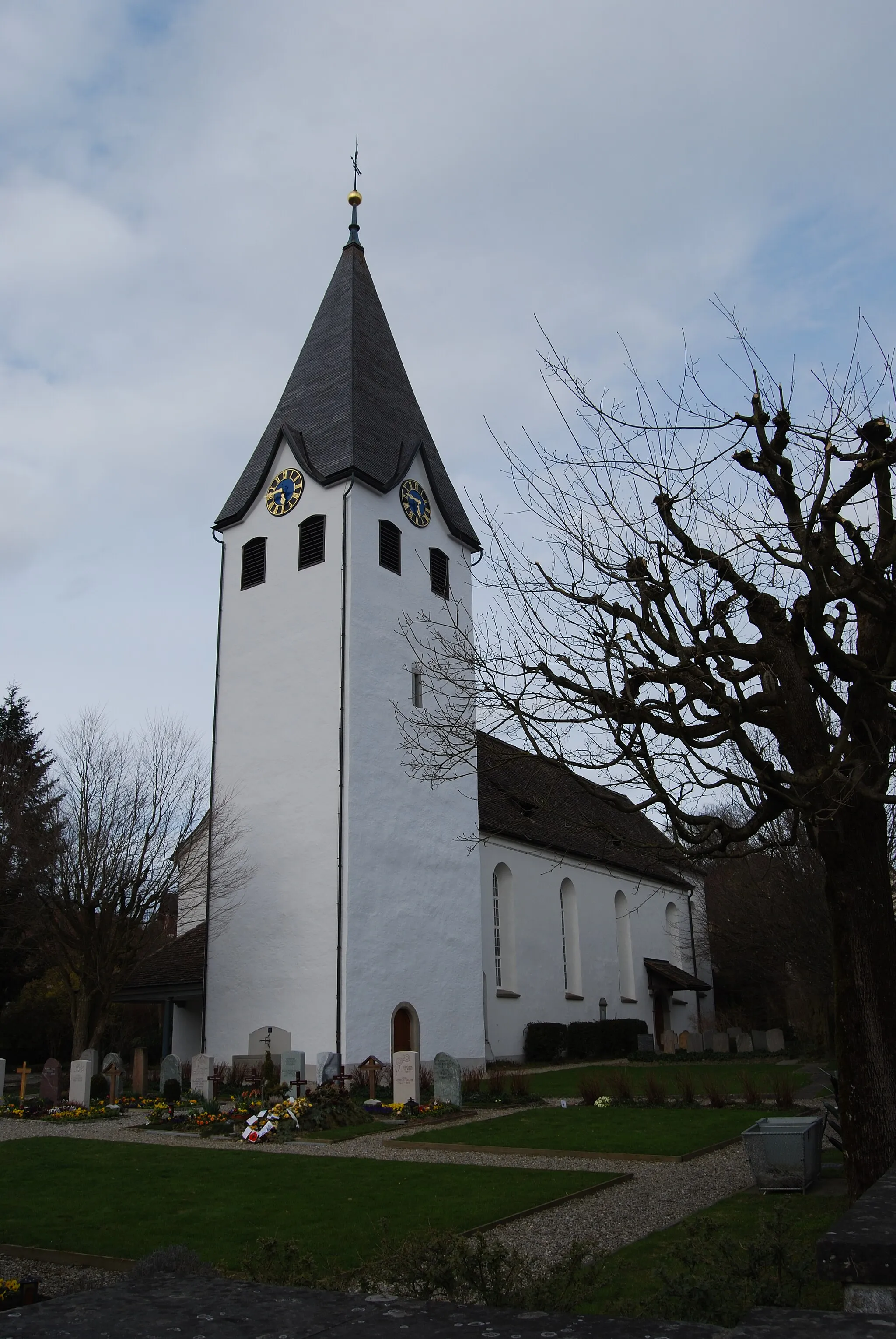 Photo showing: Protestant church of Sitterdorf, canton of Thurgovia, Switzerland