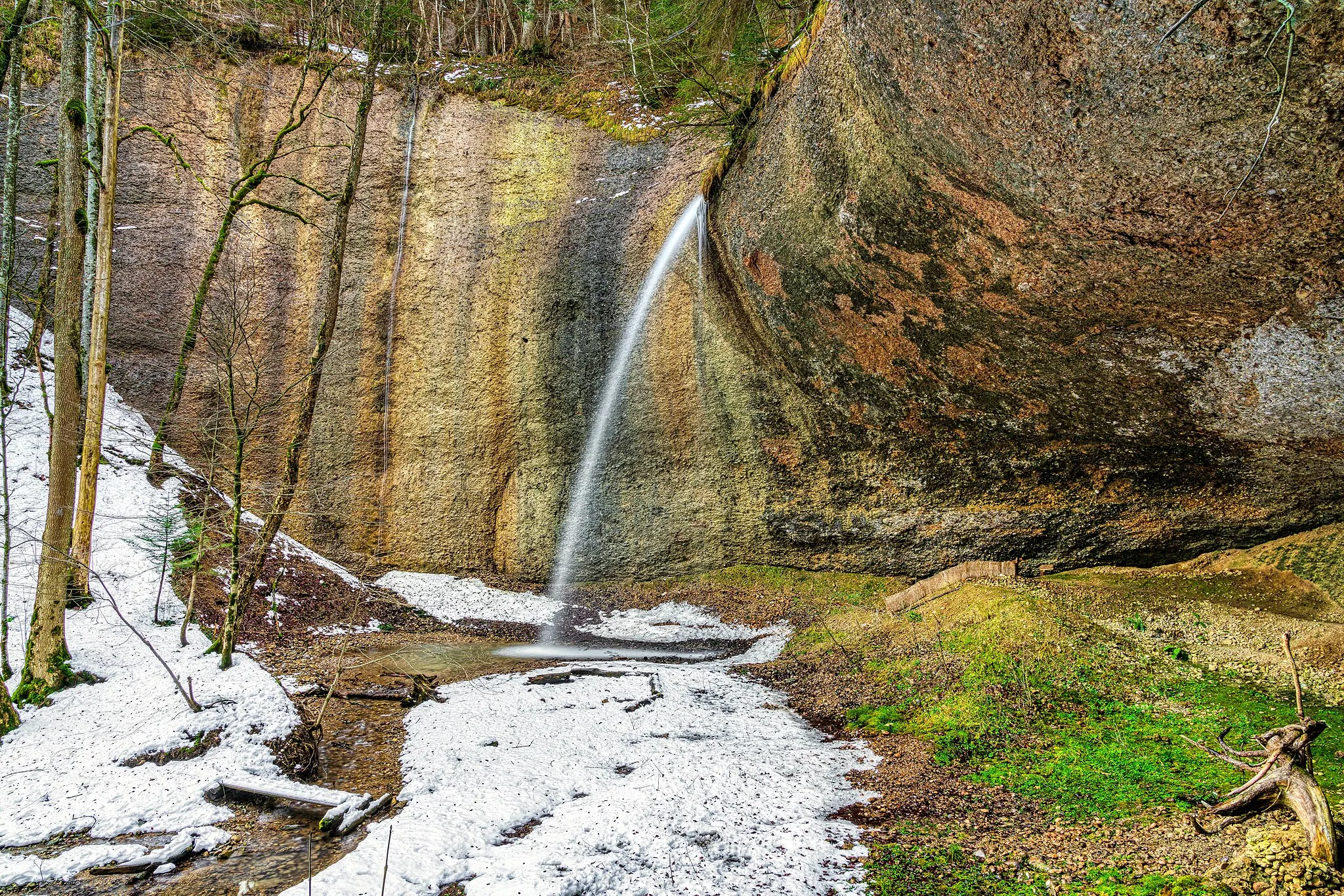 Photo showing: Vordere Töss Wasserfall - Wolfsgrube Wasserfall bei Goldingen SG
