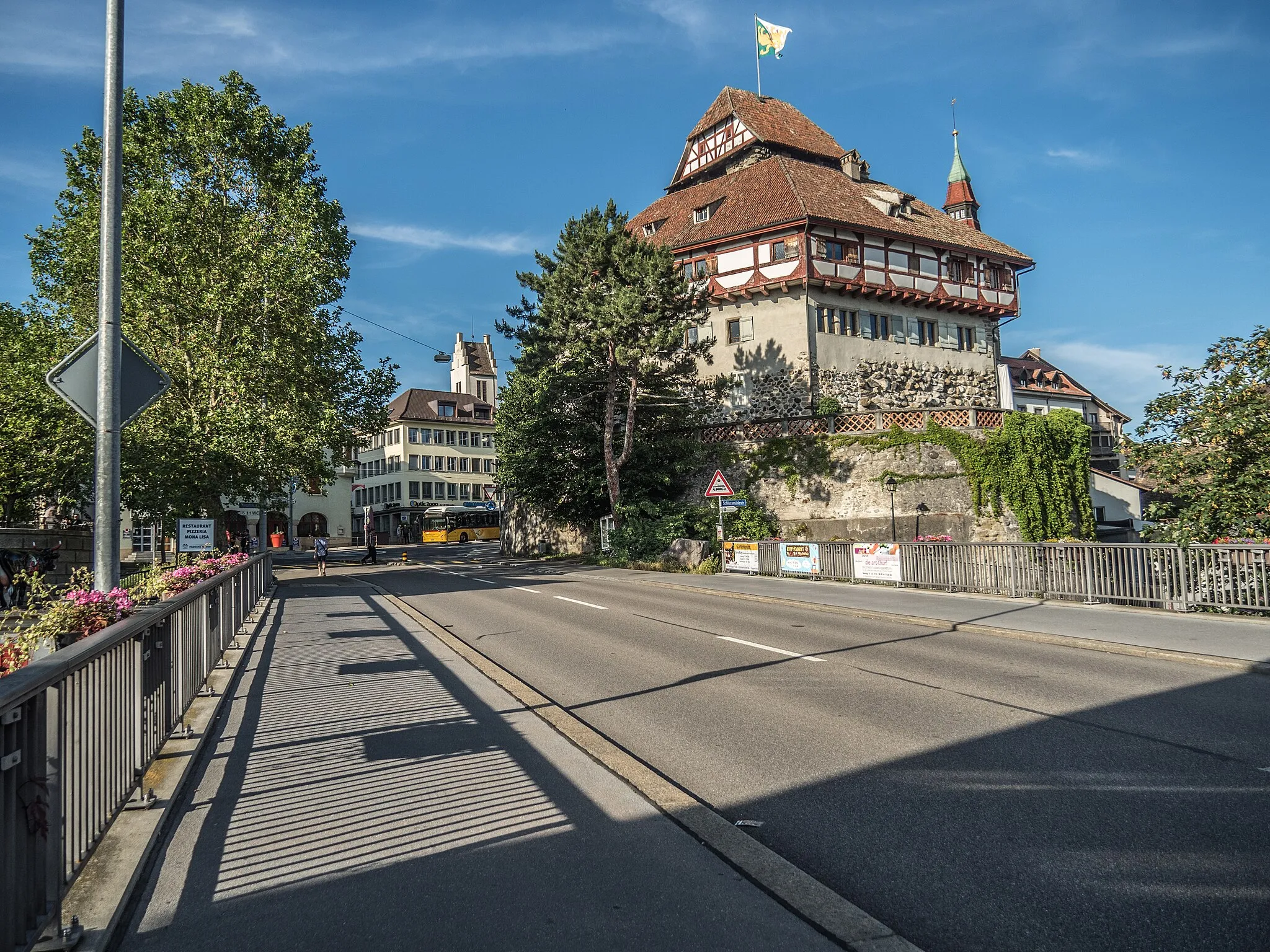 Photo showing: Zürcherstrasse Bridge over the Murg River, Frauenfeld, Canton Thurgau, Switzerland
