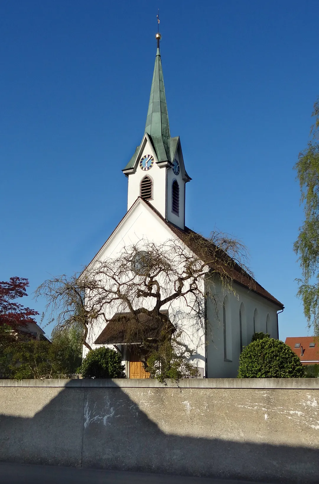 Photo showing: Reformed church of Andwil, Switzerland