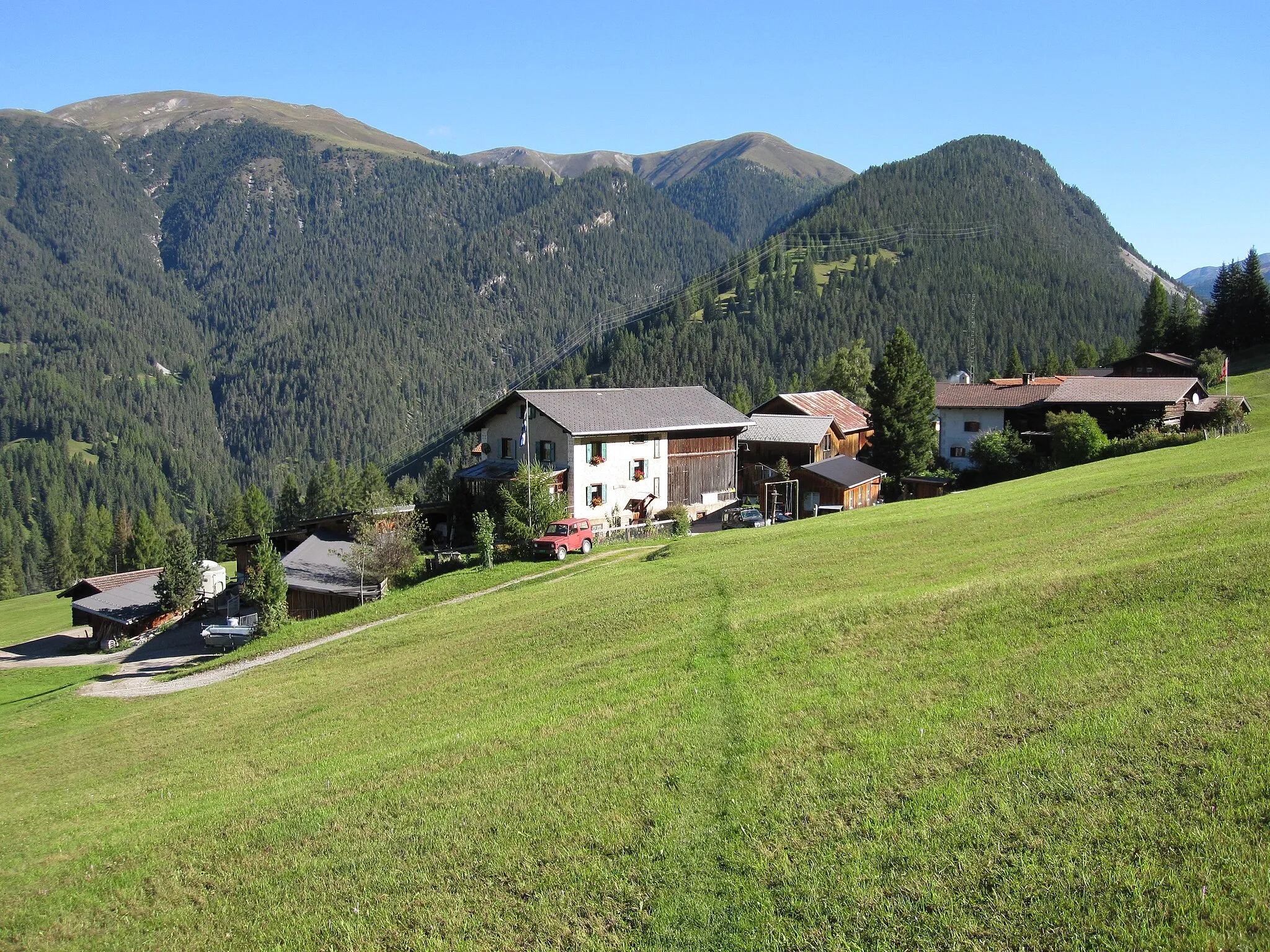 Photo showing: Jenisberg (zu Filisur gehörig) im Kanton Graubünden