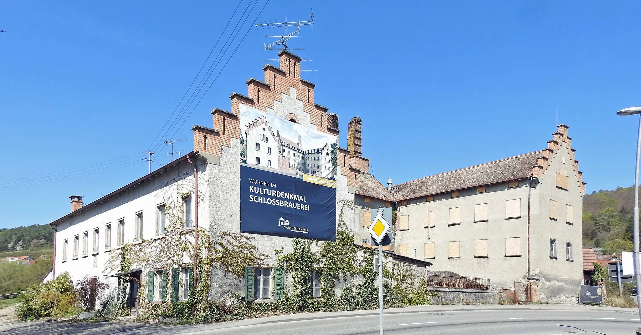 Photo showing: Ehem. Schlossbrauerei in Espasingen