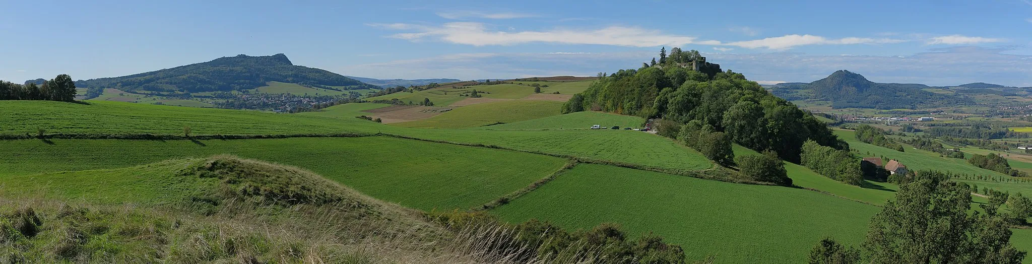 Photo showing: Landscape in the Hegau, Baden-Württemberg, Germany