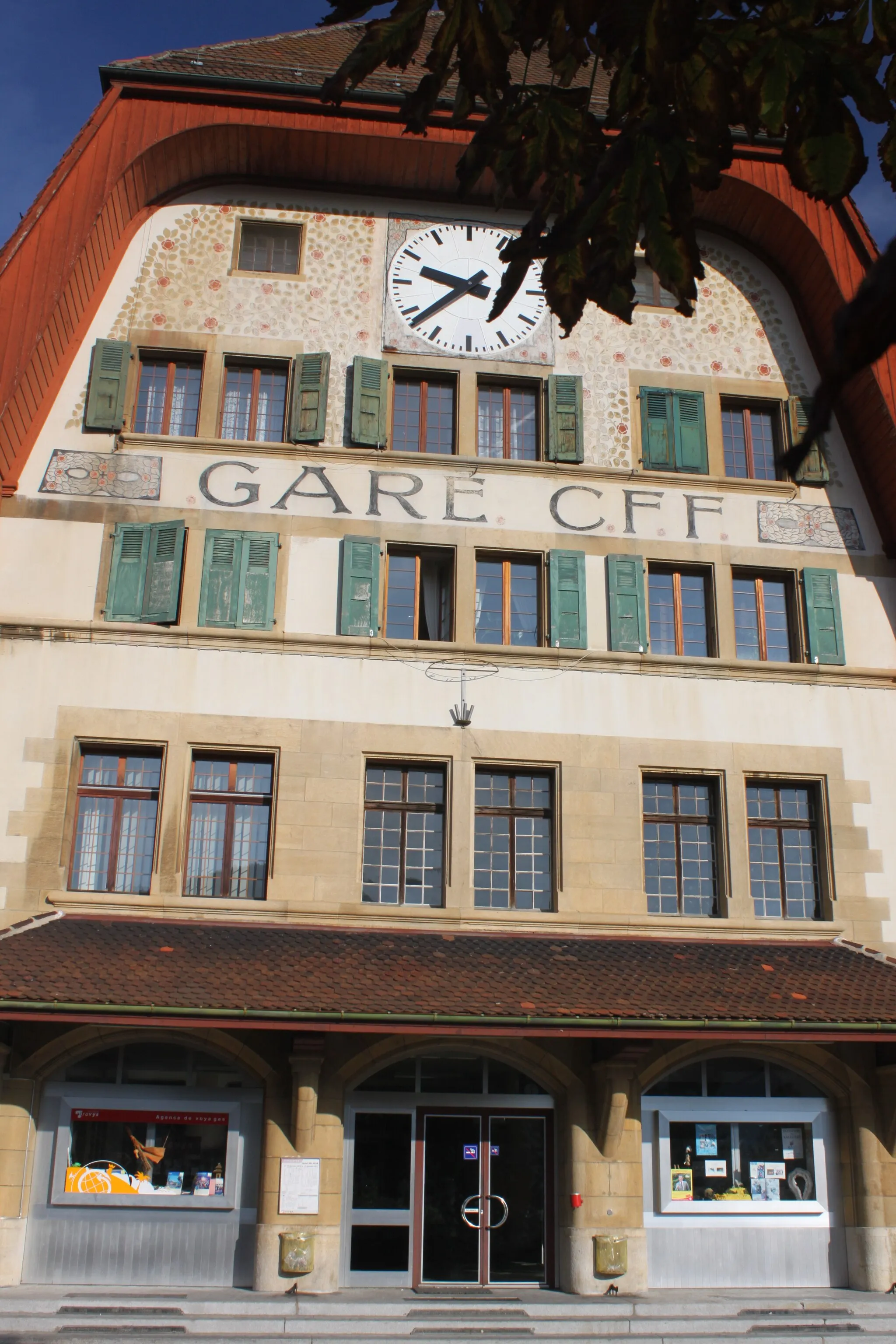 Photo showing: Gare internationale de Vallorbe (canton de Vaud, Suisse)