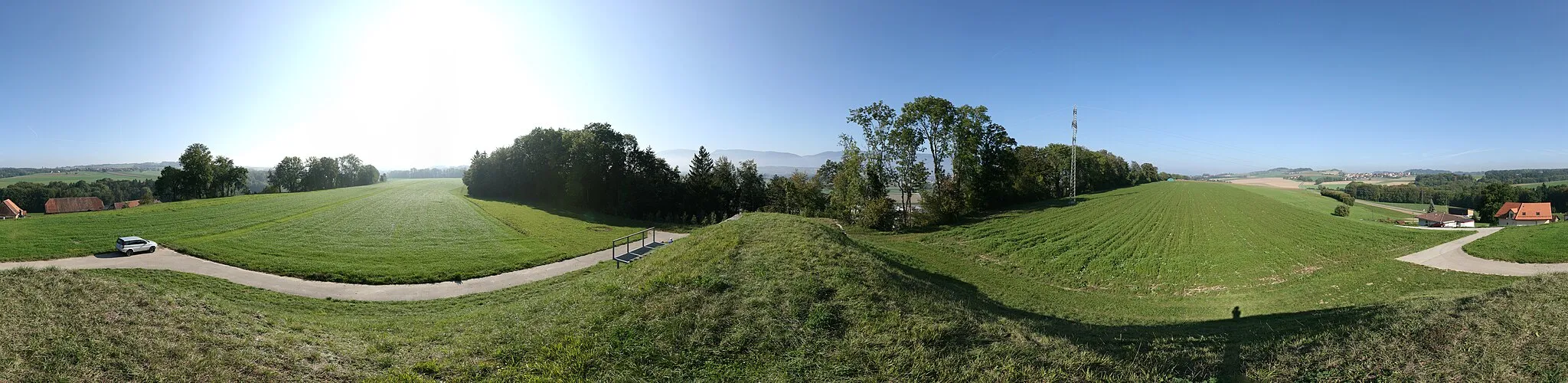 Photo showing: Panorama pris depuis le haut du mur