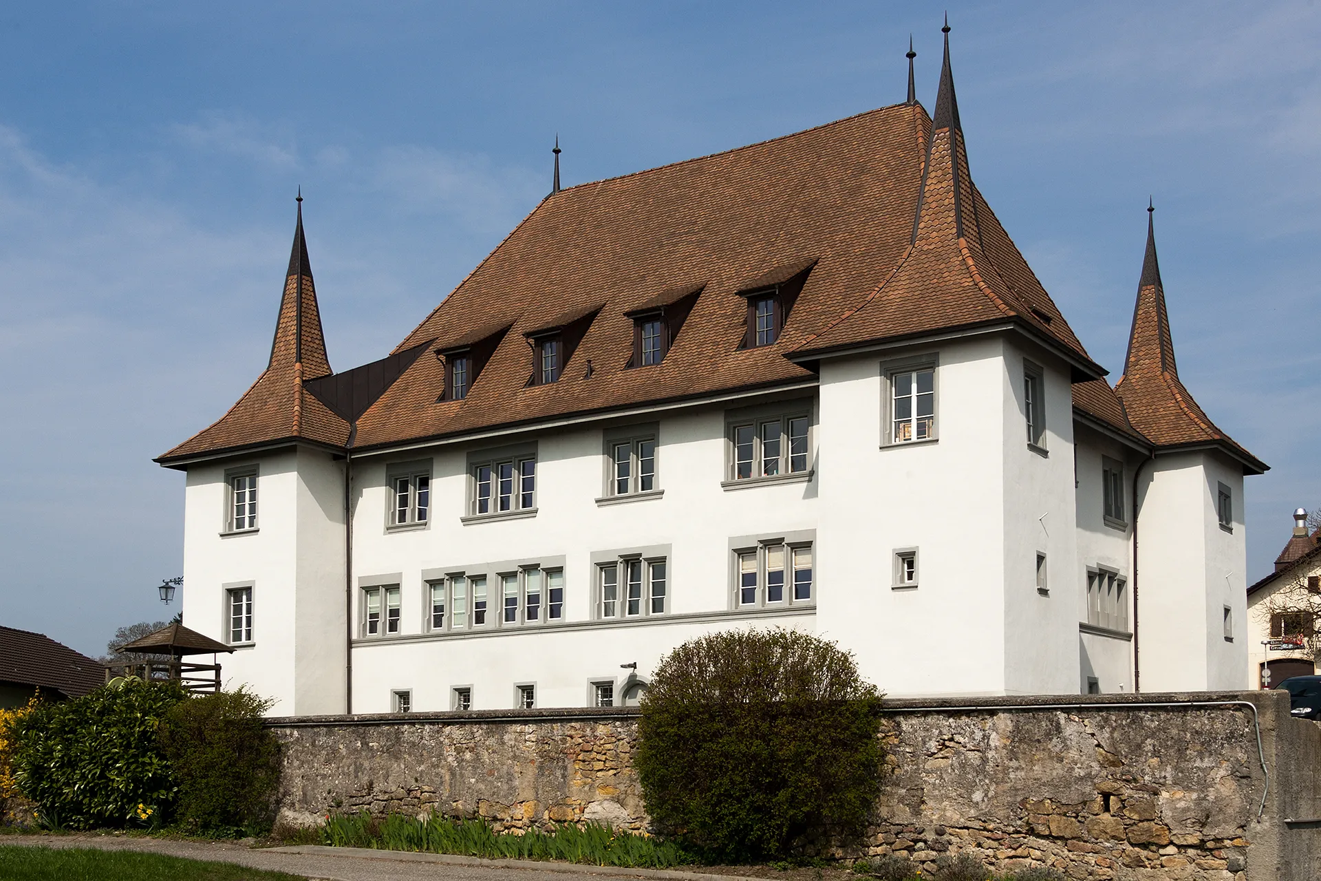Photo showing: Schloss in Saint-Aubin (FR)