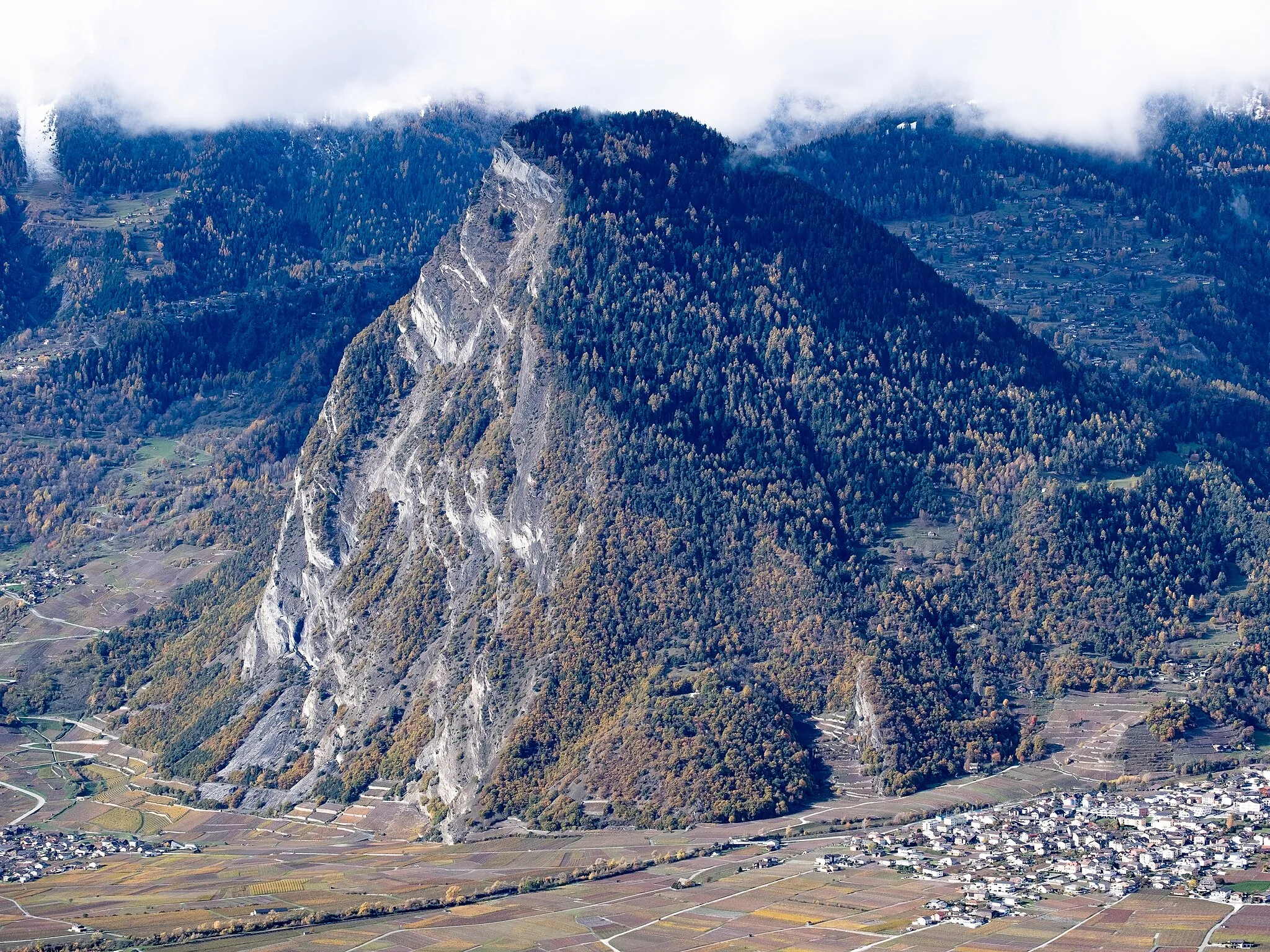 Photo showing: L'Ardève vu depuis Nendaz.