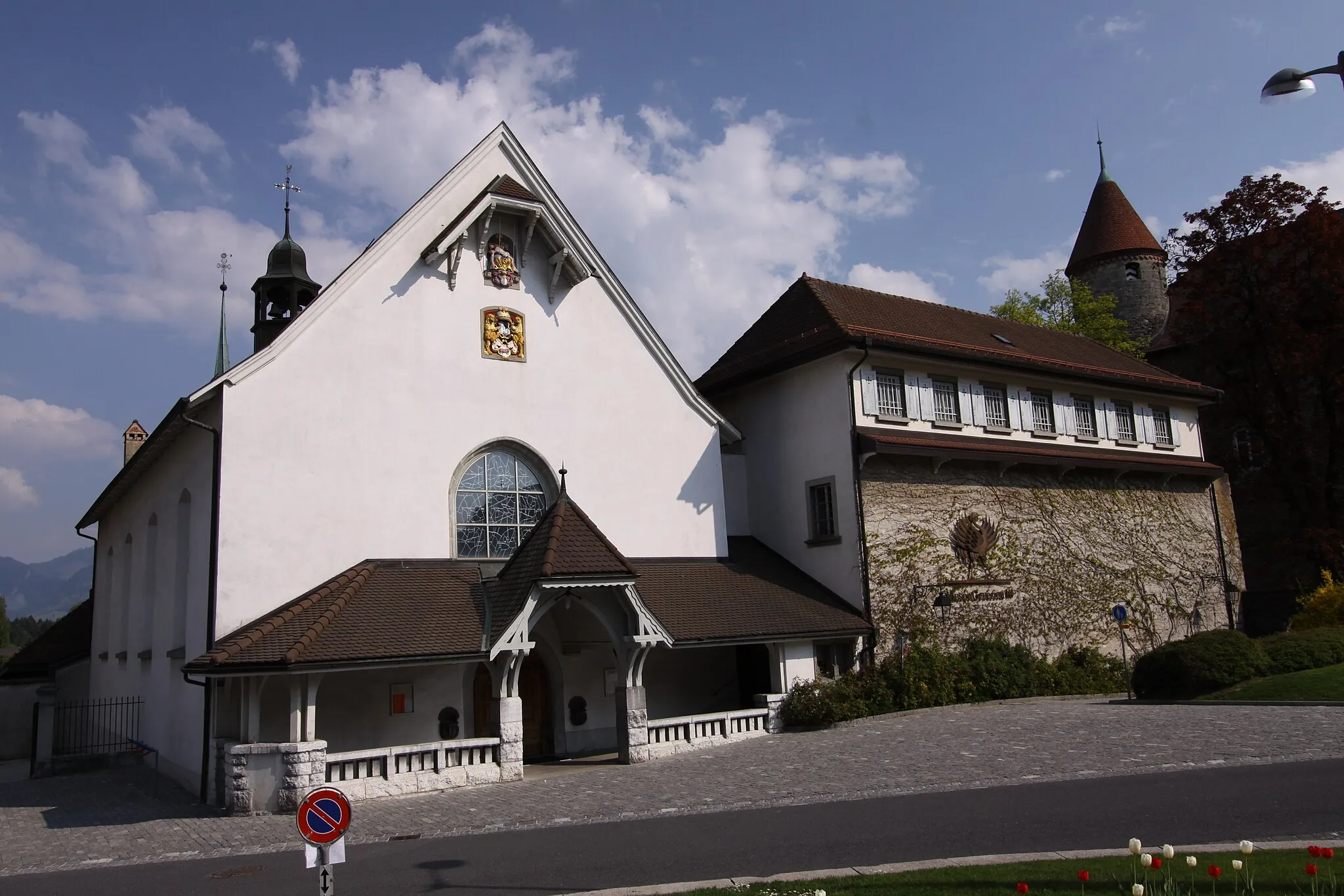 Photo showing: Chapel of Our Lady of Compassion, Rue du Marché 2a-4, Bulle