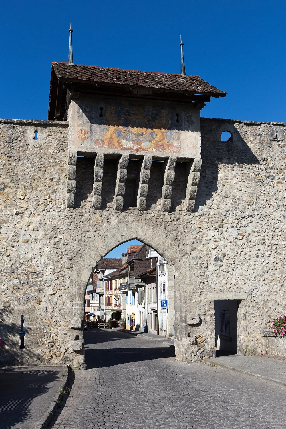 Photo showing: Porte du Camus in Estavayer-le-Lac (FR)