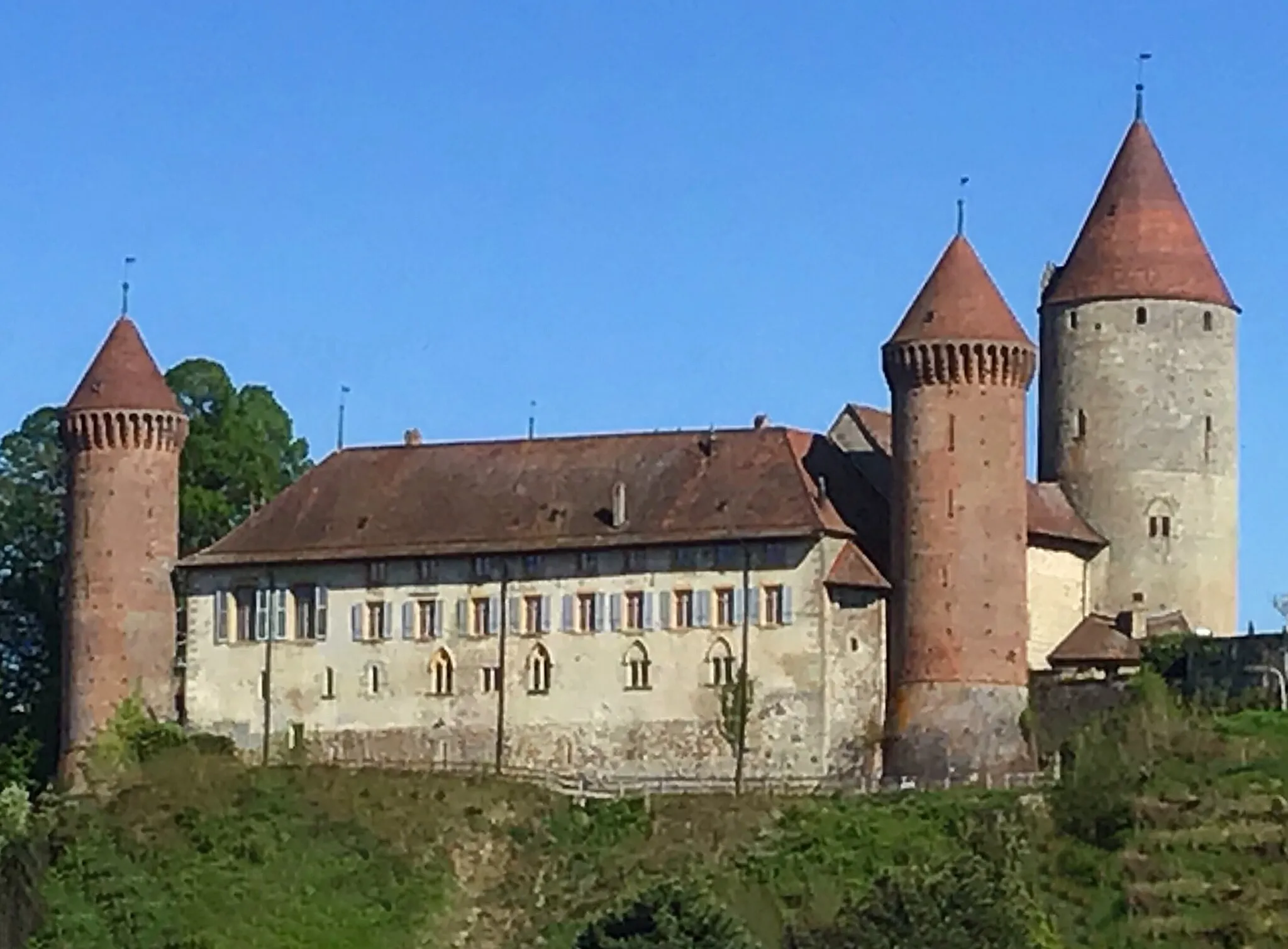 Photo showing: Chenau castle