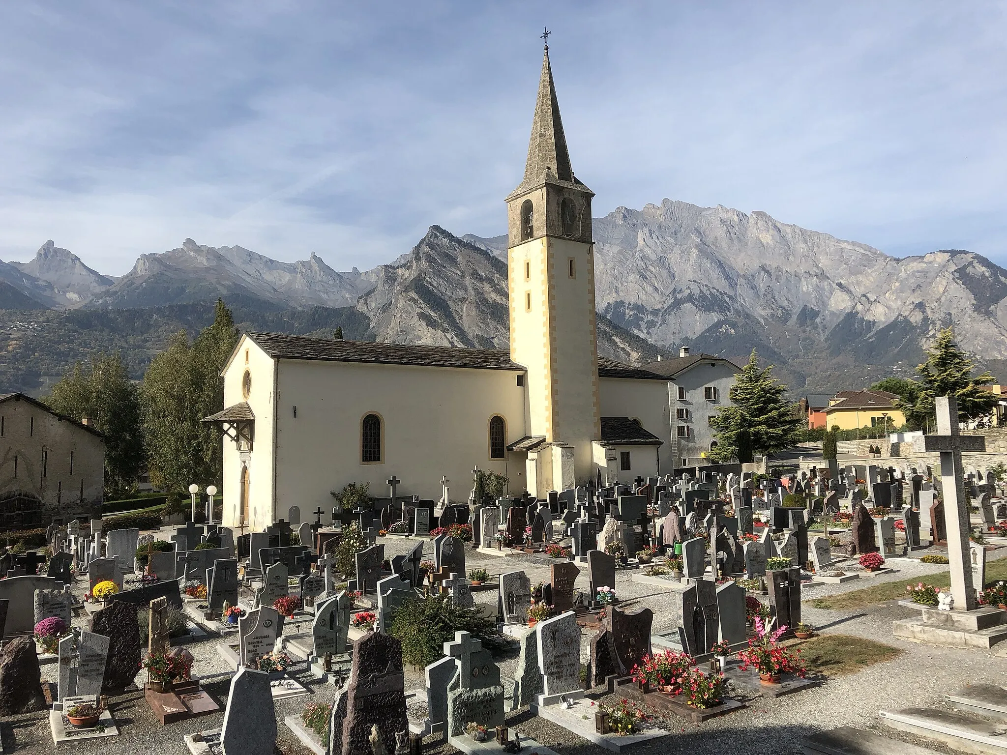 Photo showing: Riddes (Valais) ancienne église paroissiale