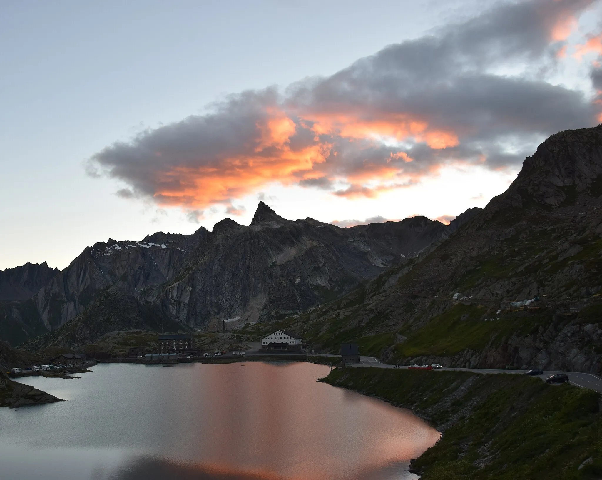 Photo showing: Großer Sankt Bernhard, Passhöhe, Blick nach Süden