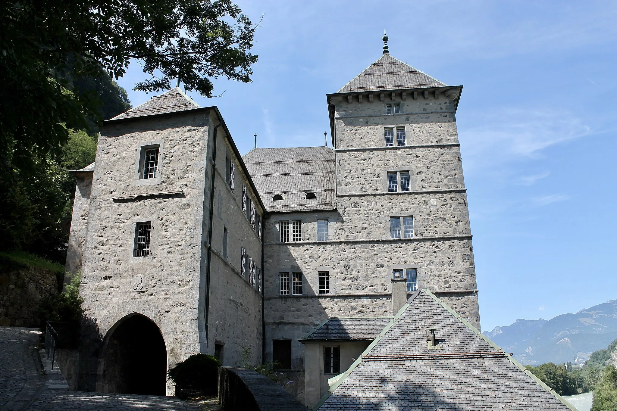 Photo showing: Château de Saint-Maurice (juillet 2018).