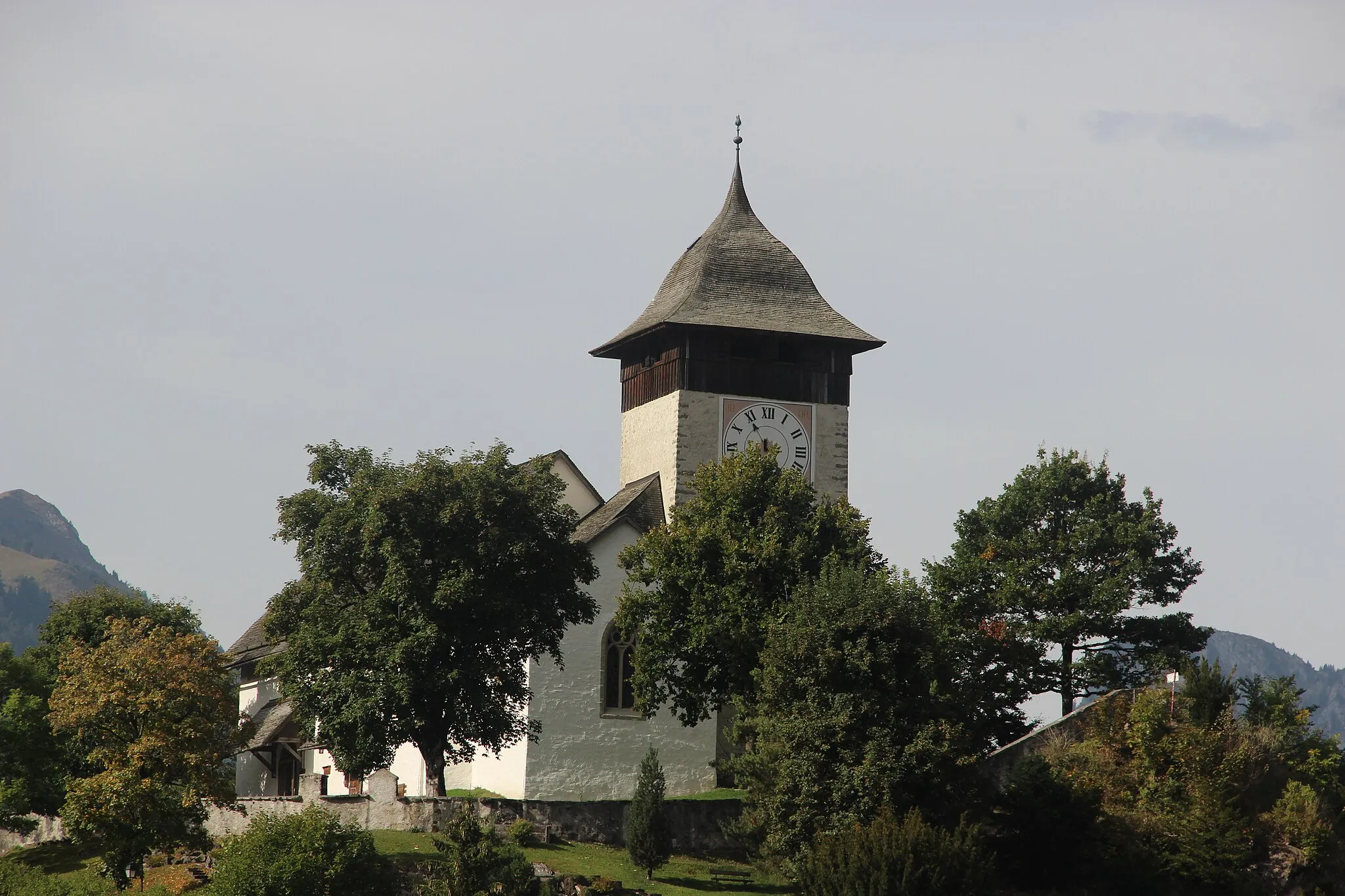 Photo showing: Church of Château d'Oex