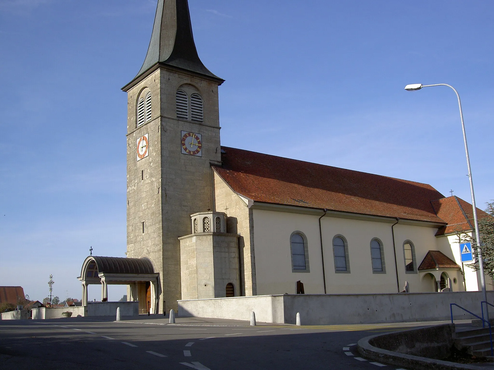 Photo showing: Eglise paroissiale de Siviriez