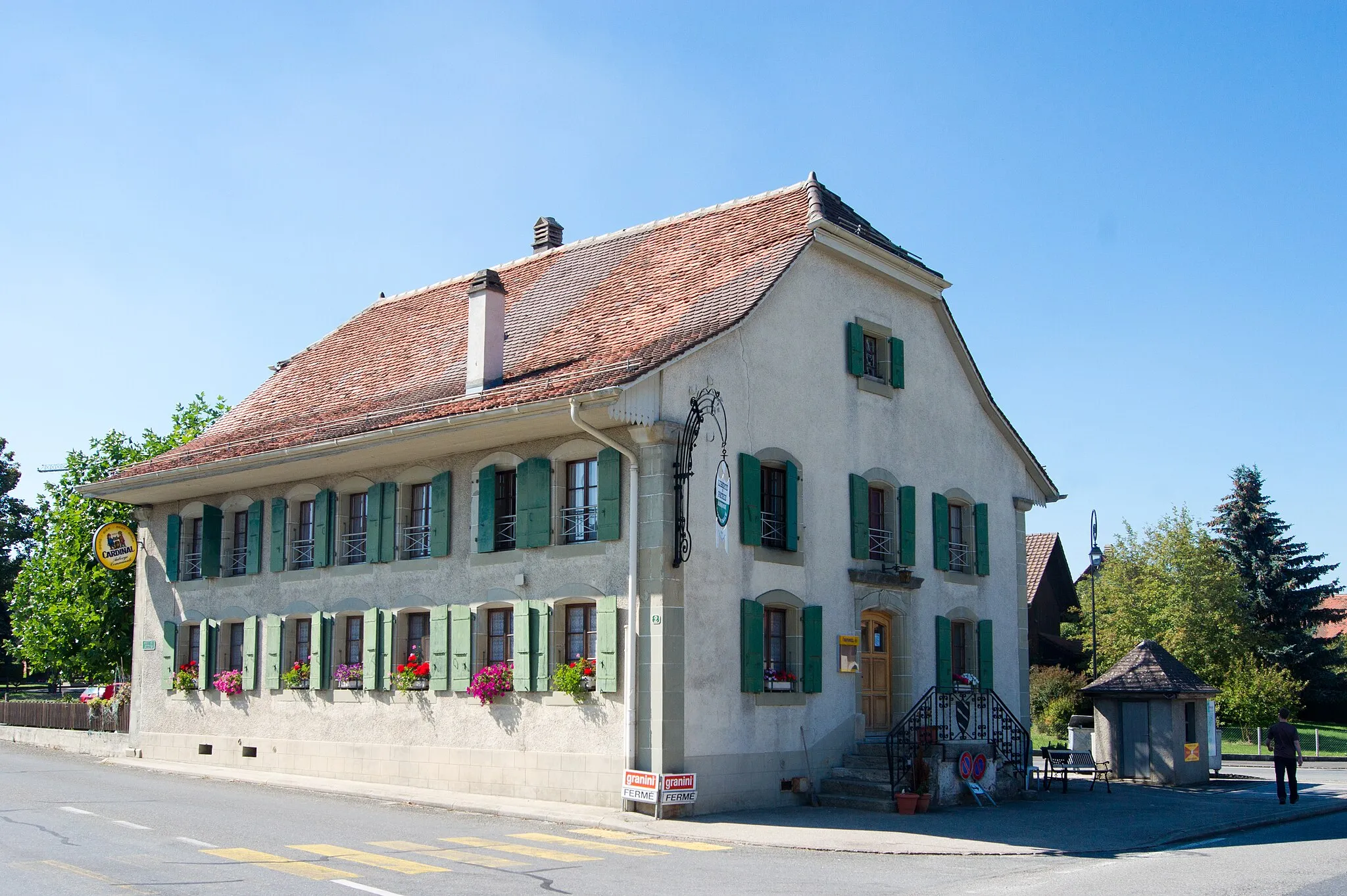 Photo showing: Auberge communale de Poliez-le-Grand. Suisse.