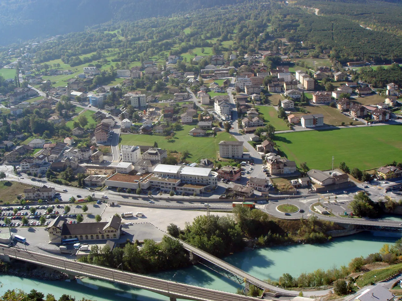 Photo showing: Vue de La Souste en Valais