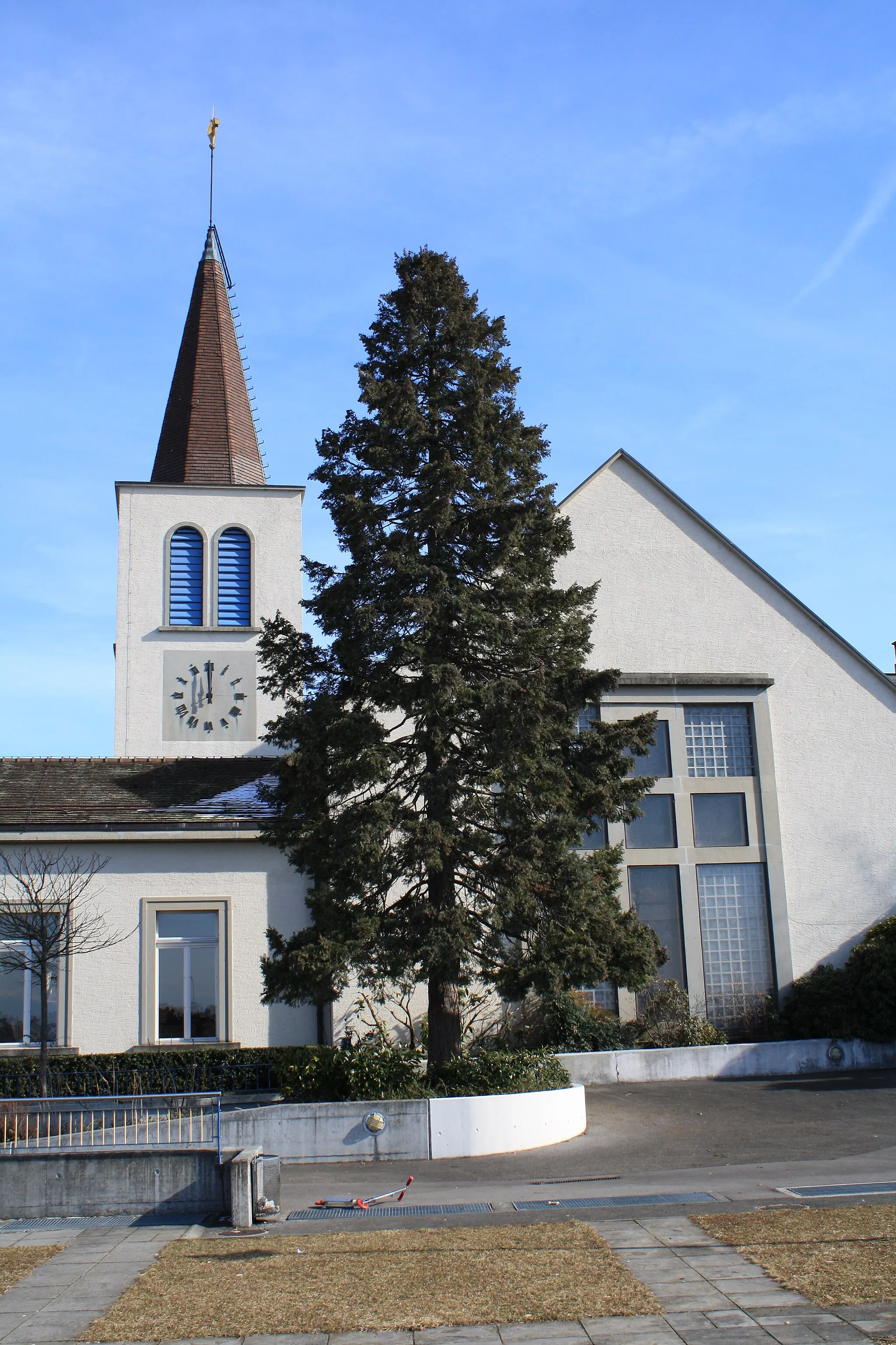 Photo showing: Reformed Church of Renens, Vaud, Switzerland