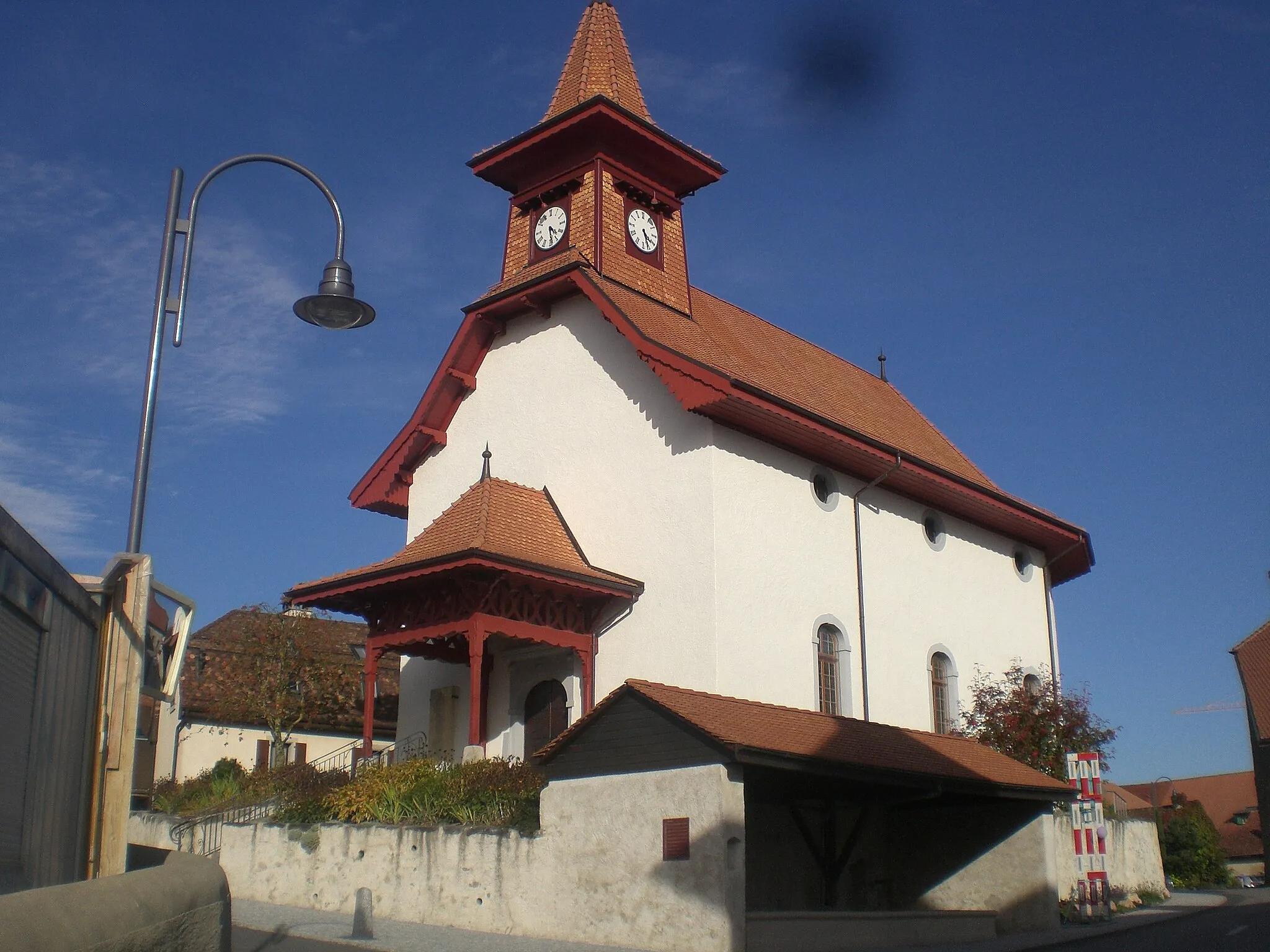 Photo showing: Church of Sullens, canton of Vaud, Switzerlans