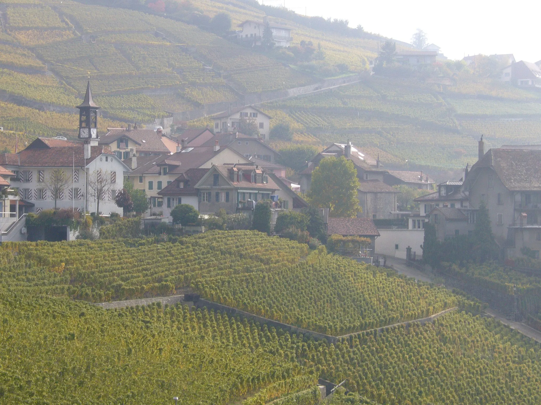 Photo showing: Der Weiler Aran in der Gemeinde Villette, Kanton Waadt