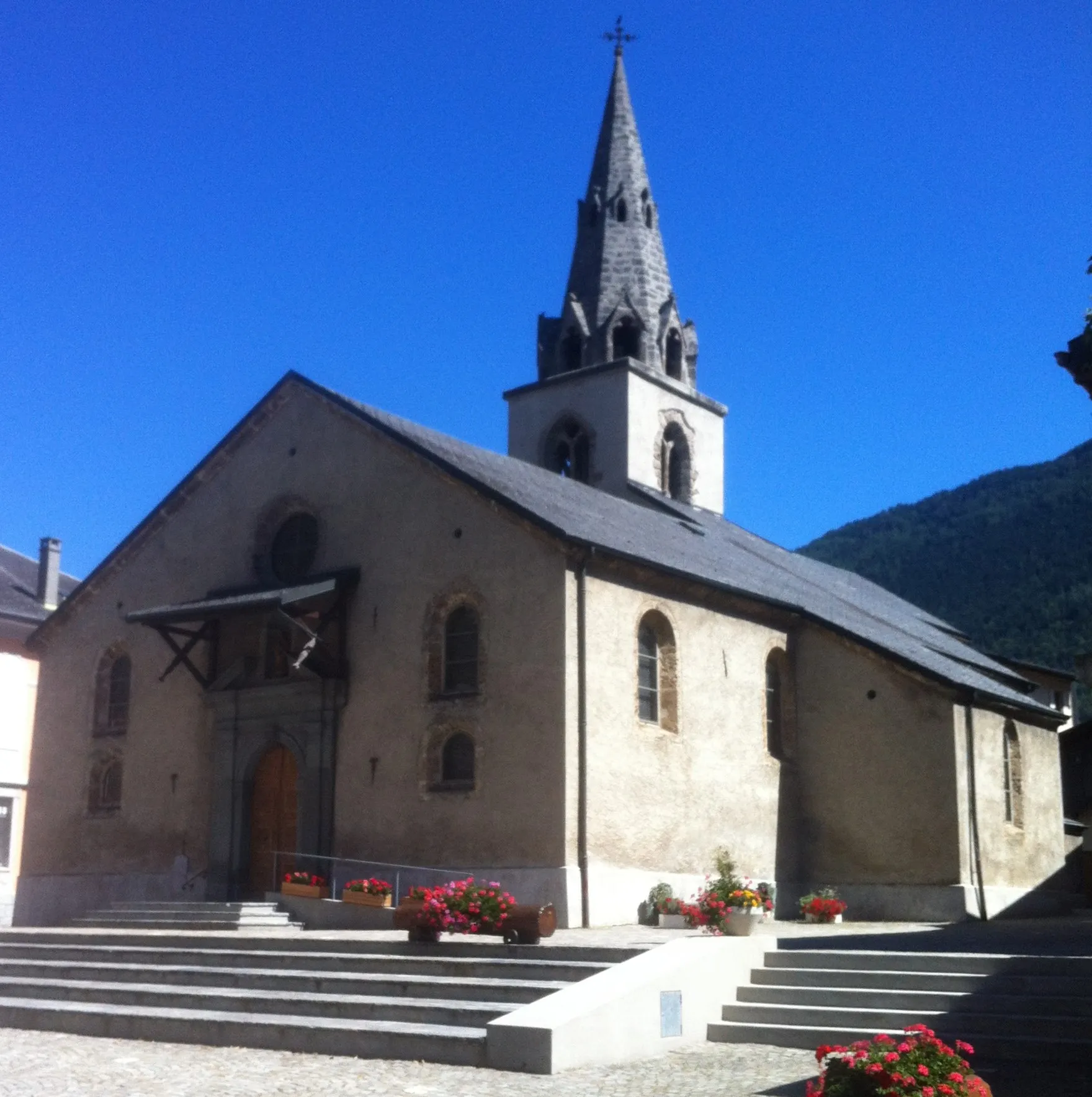 Photo showing: Iglesia rural en Sembrancher (entre Martigny y Orsieres)