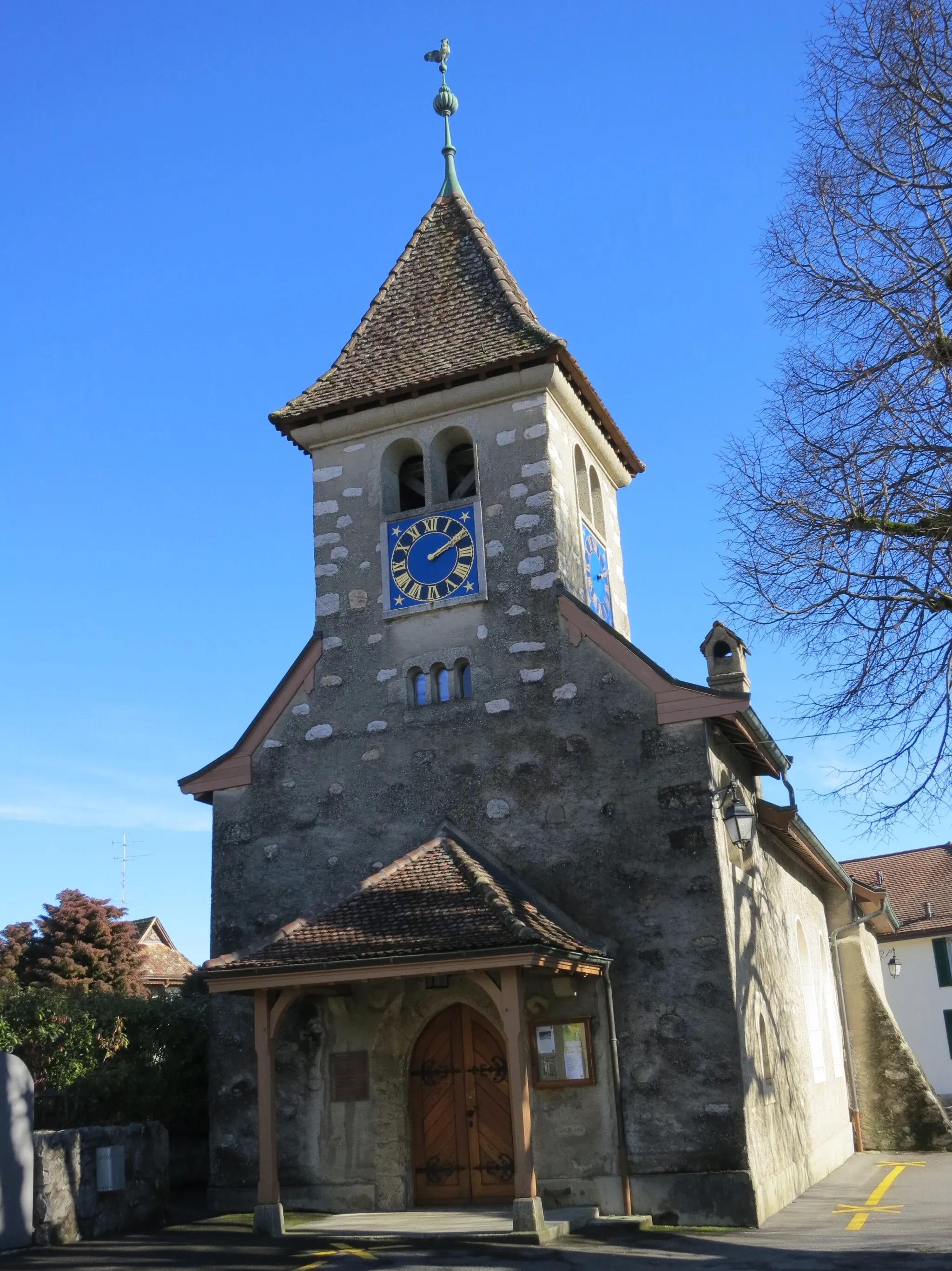 Photo showing: Kirche, Vich VD, Schweiz