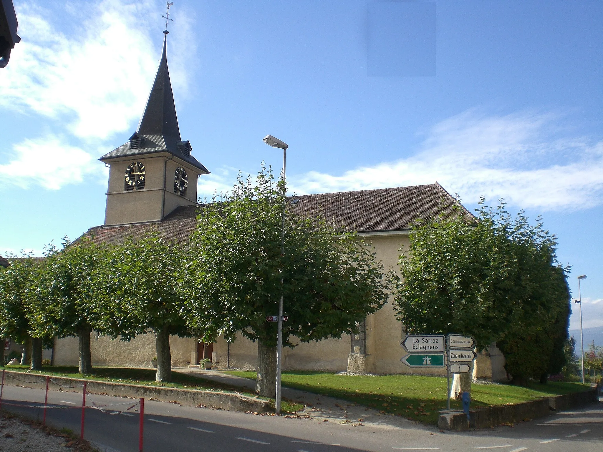 Photo showing: Church of Goumoens-la-Ville, canton of Vaud, Switzerland