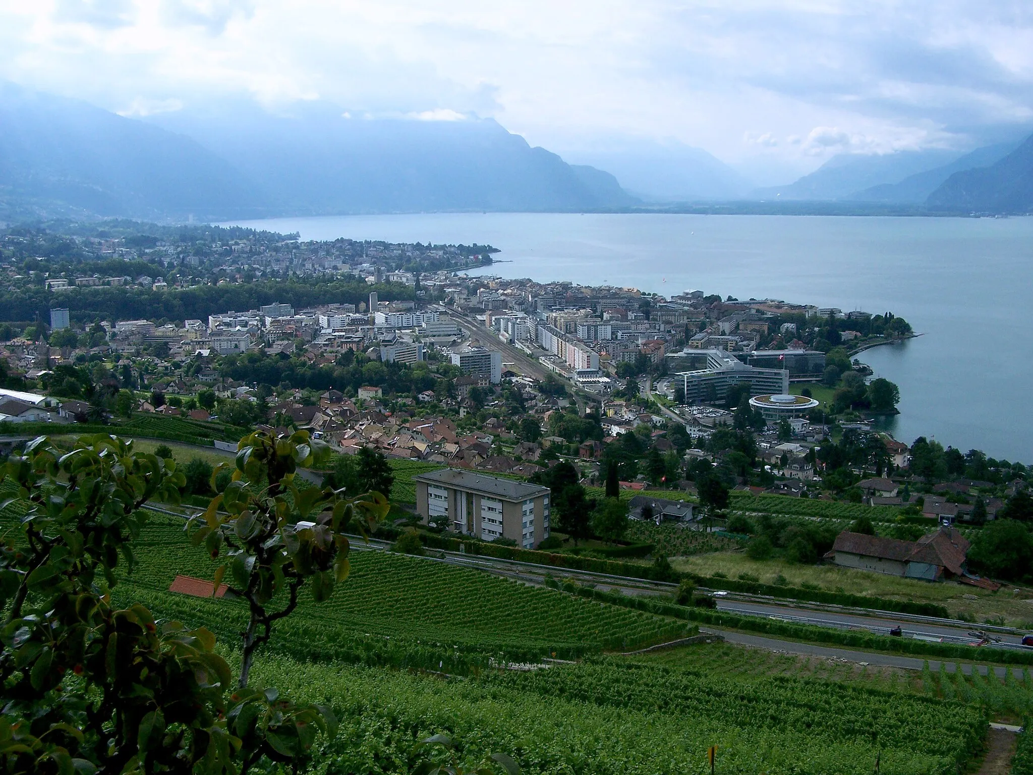 Photo showing: Vevey overlook