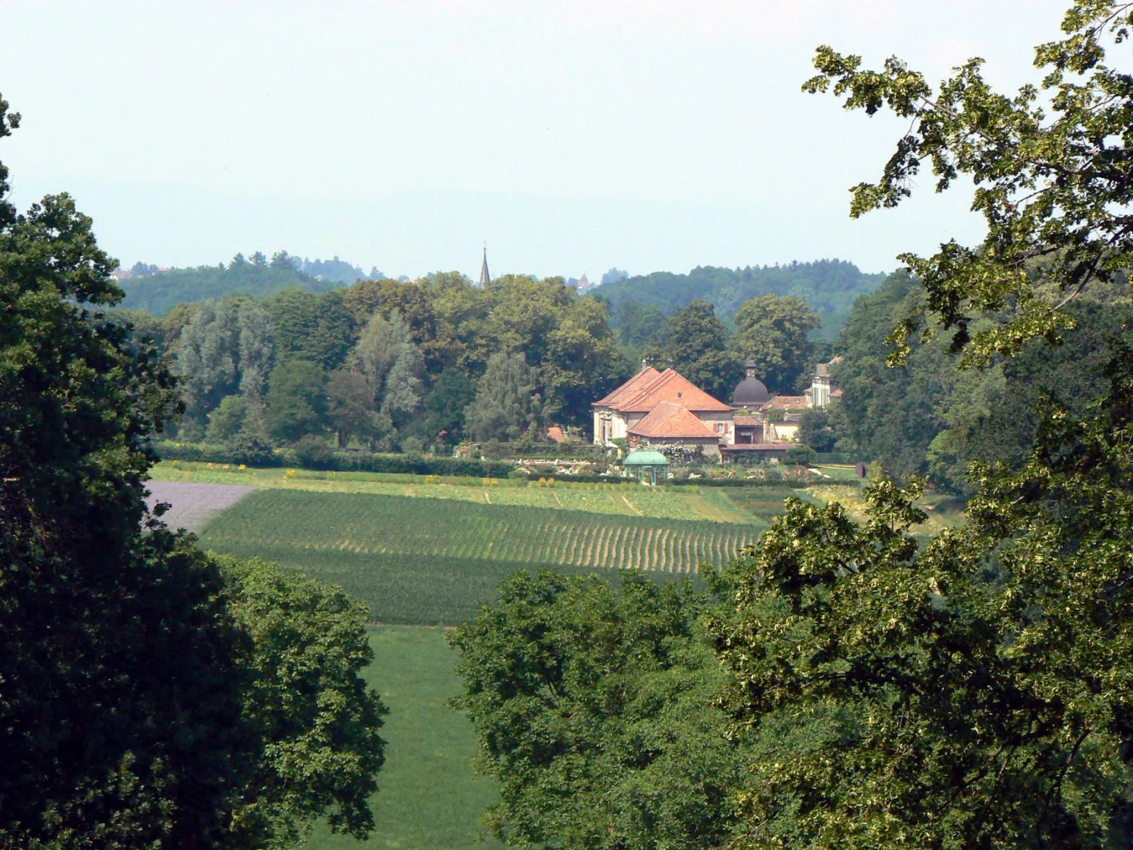 Photo showing: Vullierens, château, vue générale du domaine