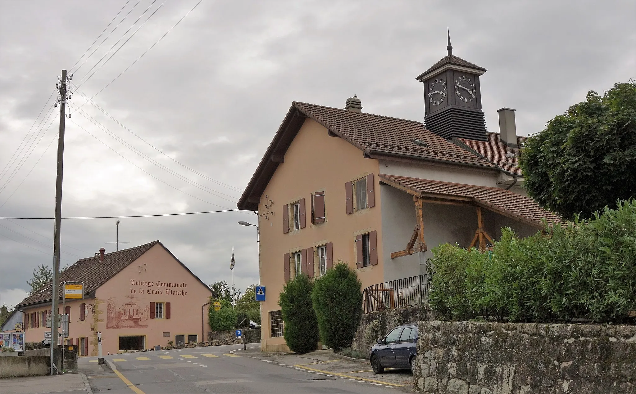Photo showing: Lussery-Villars (canton de Vaud - Suisse) - centre de Lussery