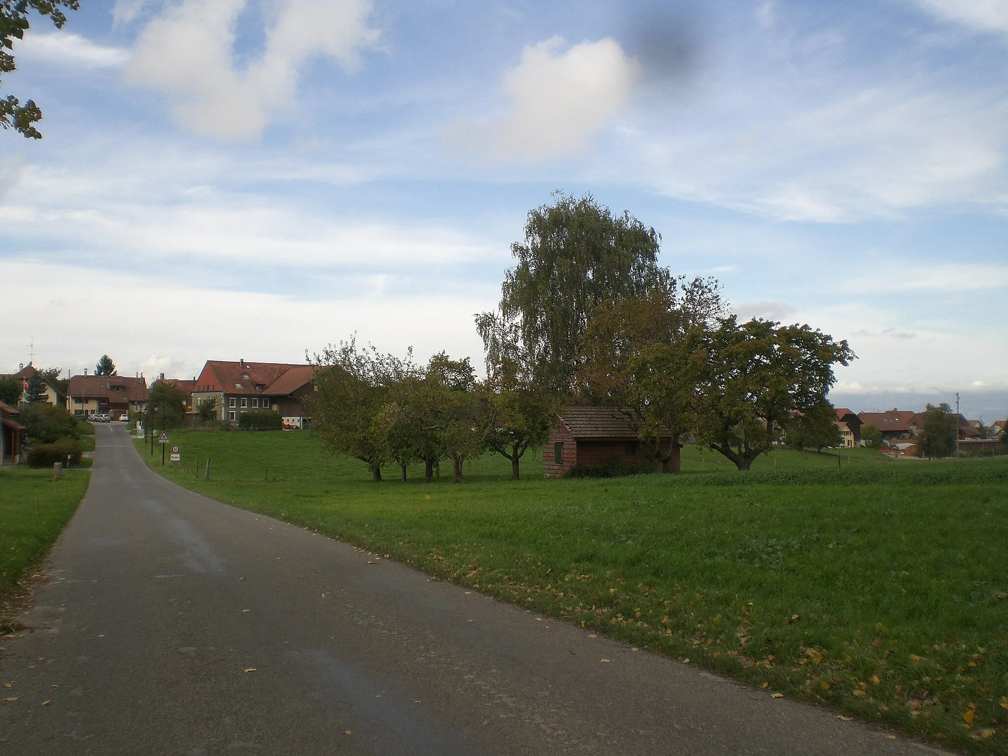 Photo showing: View of the village of Boulens, canton of Vaud, Switzerland