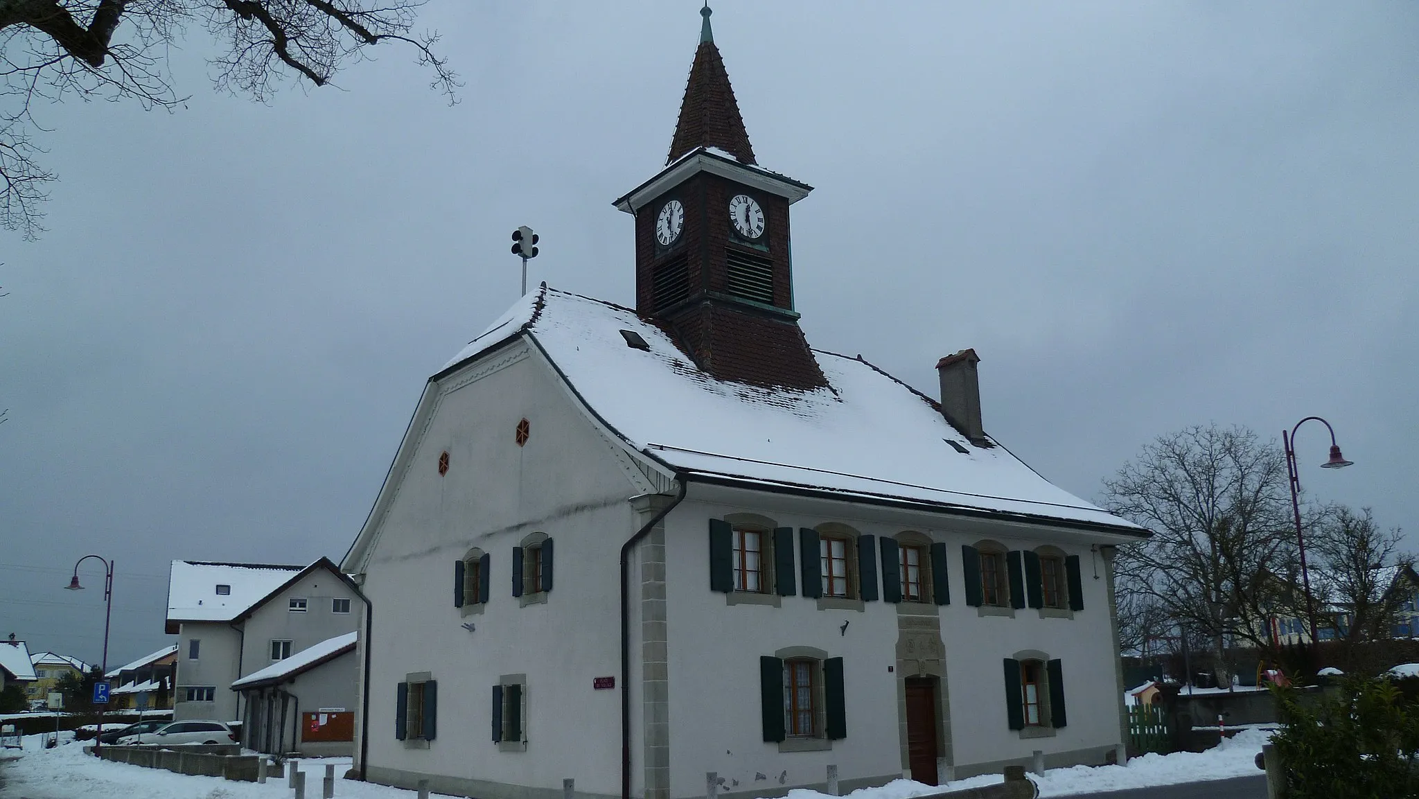 Photo showing: Maison de ville de Bretigny-sur-Morrens. Vaud, Switzerland.