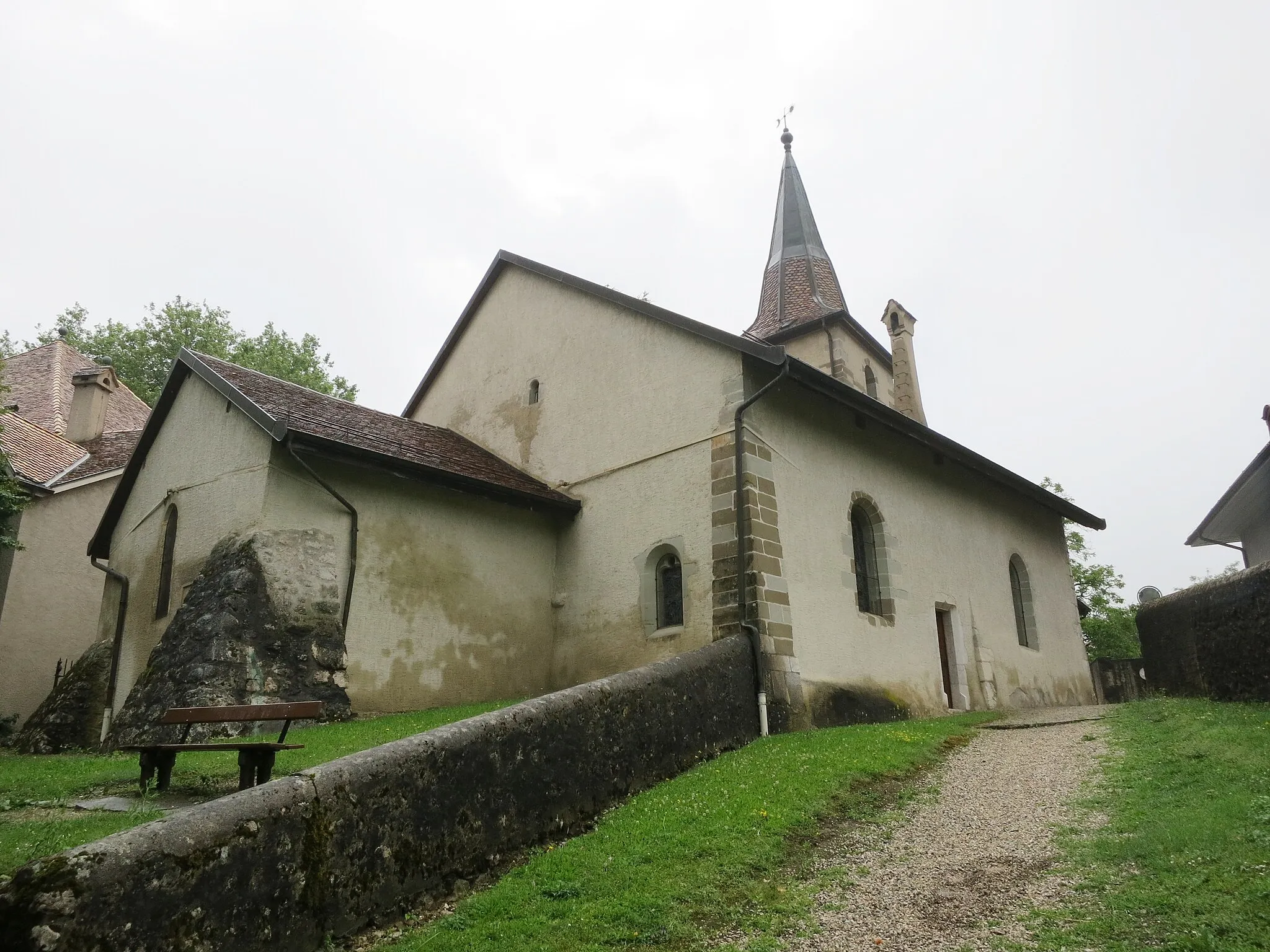 Photo showing: Kirche Gingins VD, Schweiz