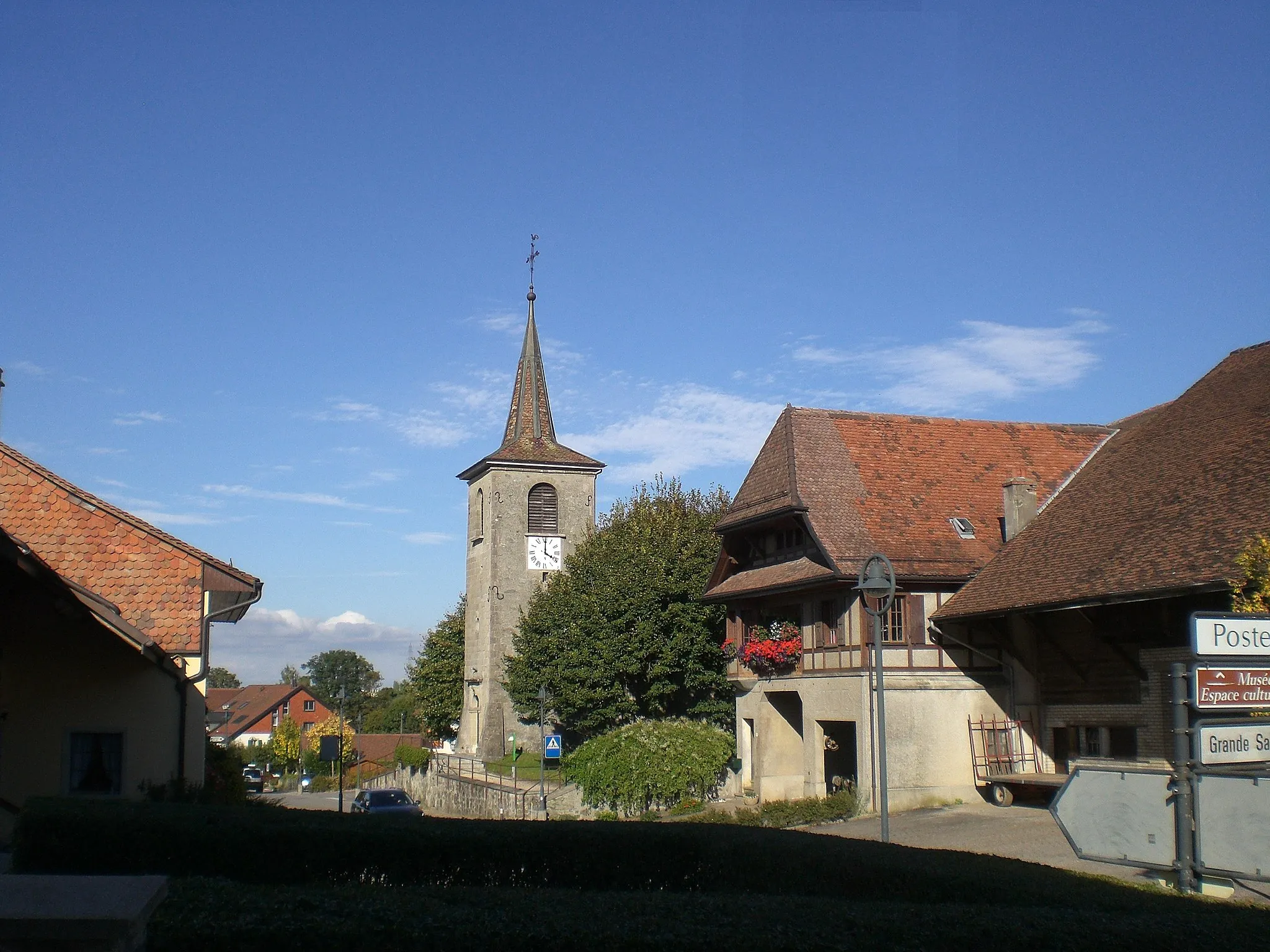 Photo showing: Mixed church of St-Germain of Assens, canton of Vaud, Switzerland