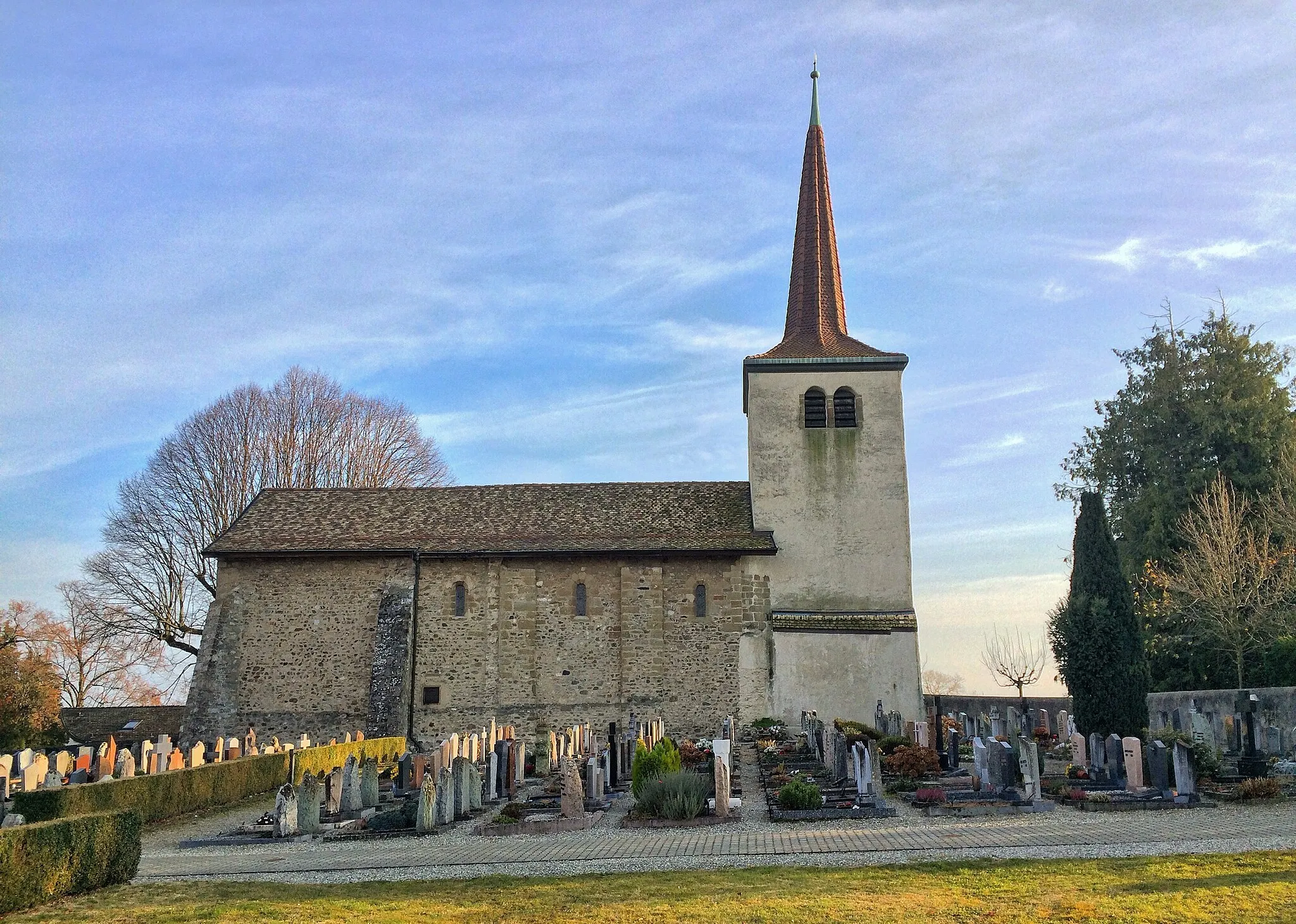 Photo showing: L'église réformée Notre-Dame de Saint-Prex.