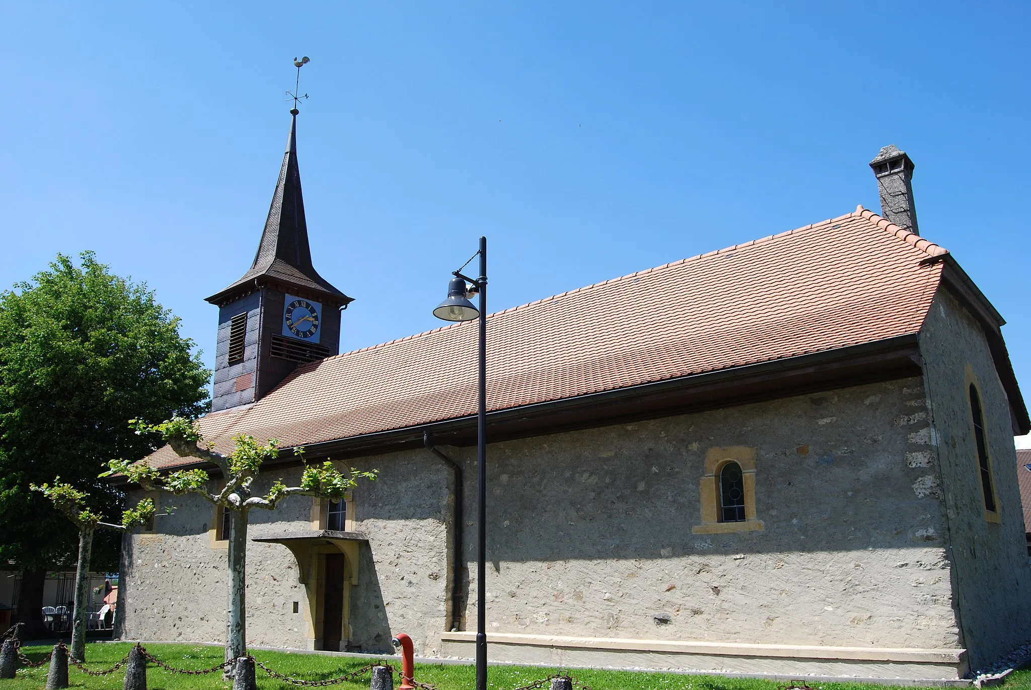 Photo showing: Saint Georges Church of Pomy, canton of Vaud, Switzerland