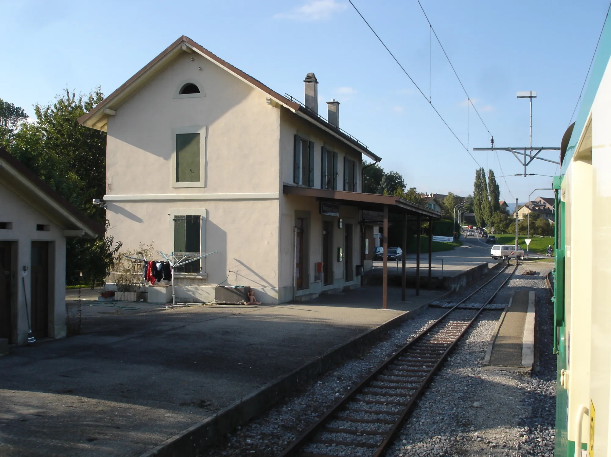 Photo showing: Pampigny-Sévery train station.