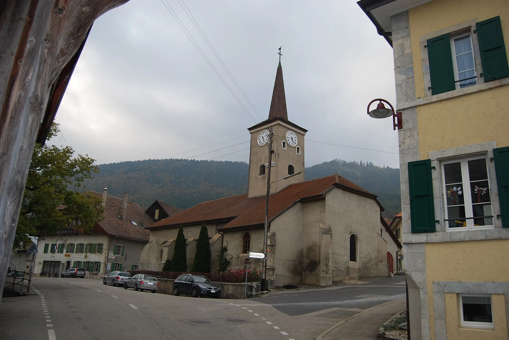 Photo showing: Church of Lignerolle, canton of Vaud, Switzerland