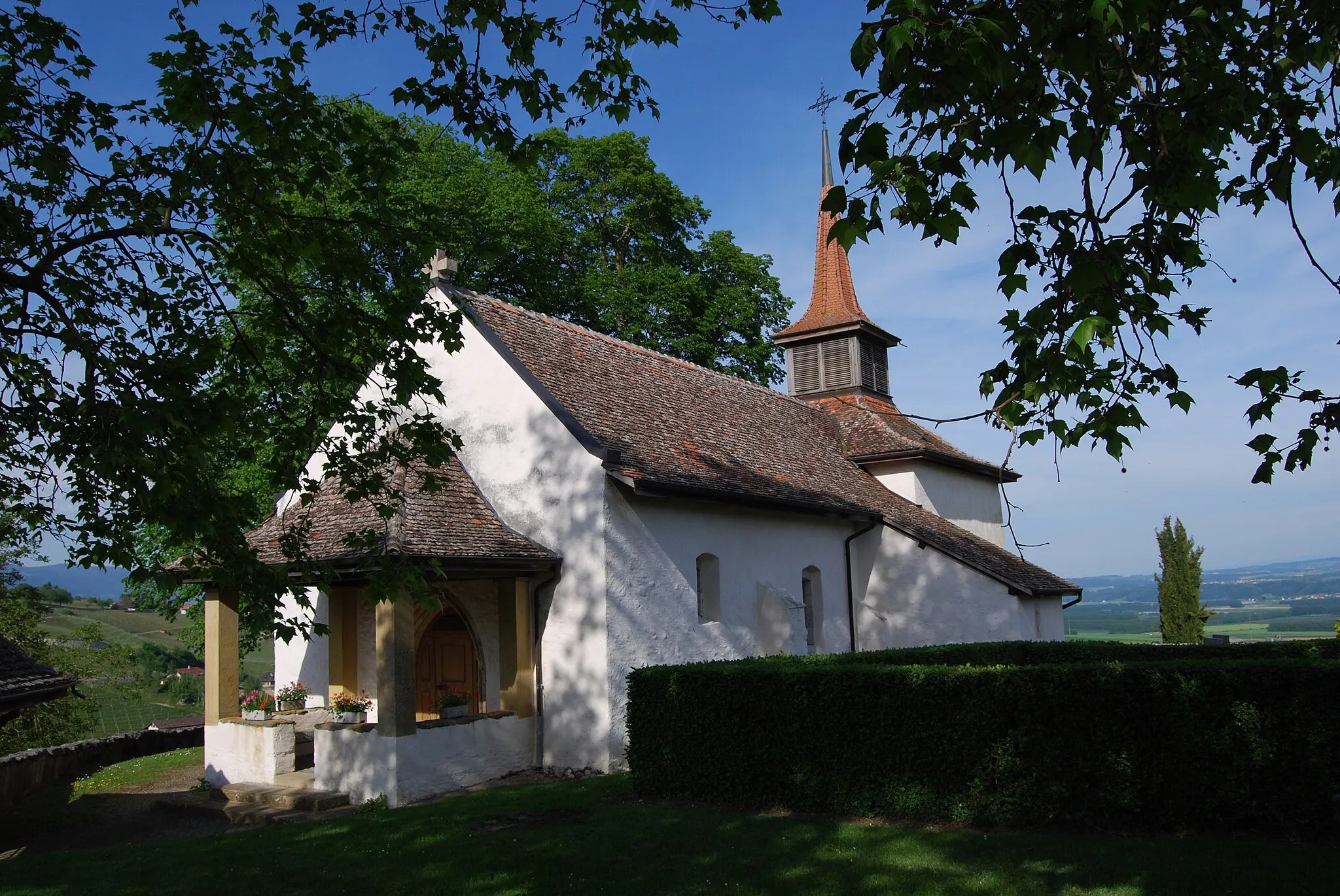 Photo showing: Church of Valeyres-sous-Rances, canton of Vaud, Switzerland