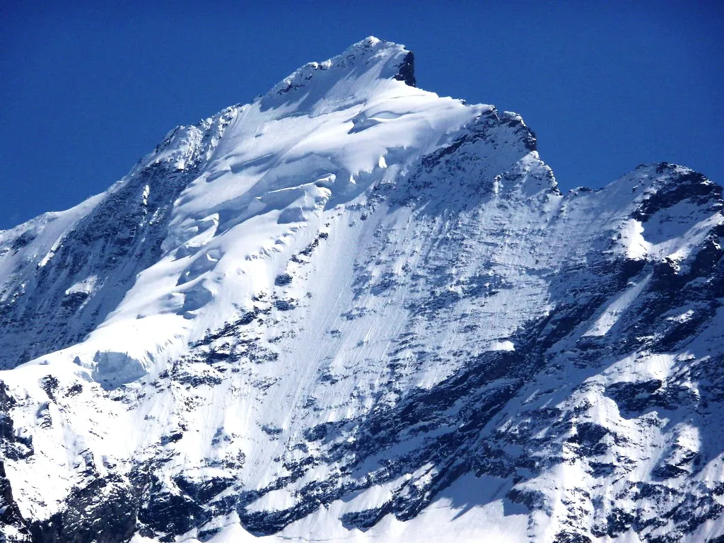 Photo showing: Western wall of Täschhorn