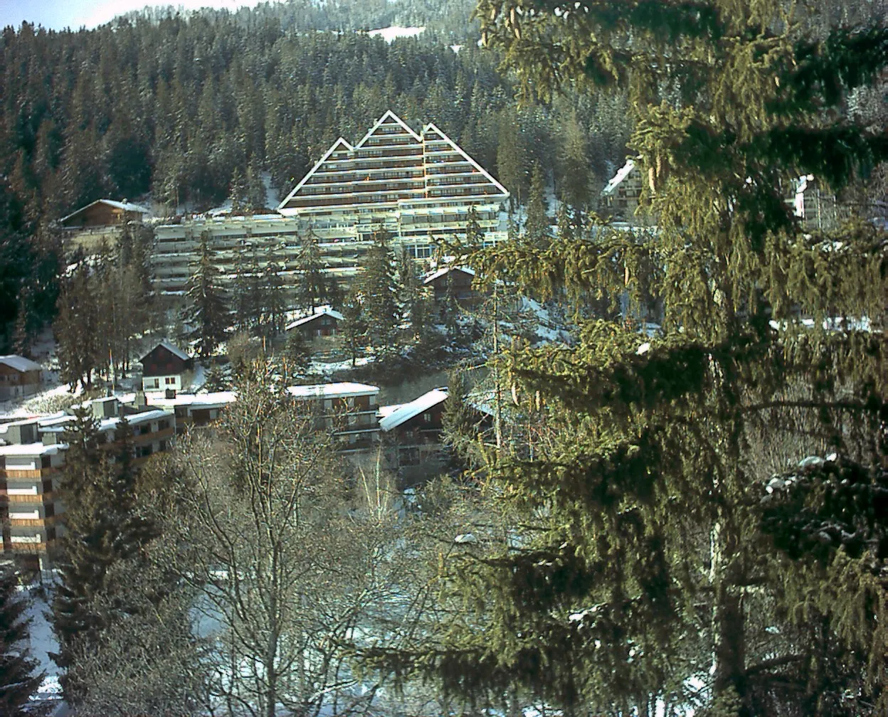 Photo showing: View of Montana, Valais, Switzerland