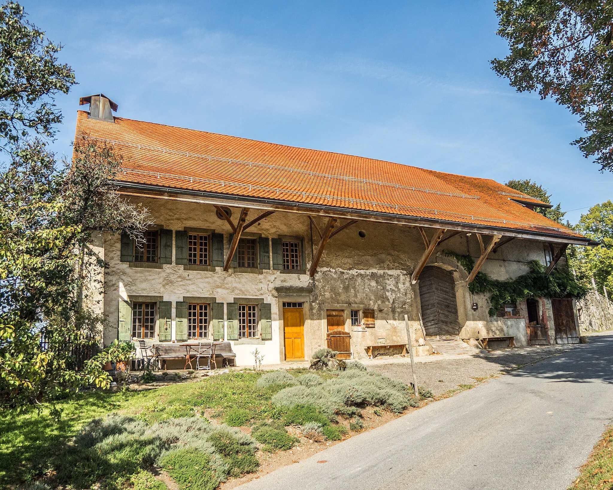 Photo showing: Historic Farmhouse, Maracon, Canton of Vaud, Switzerland