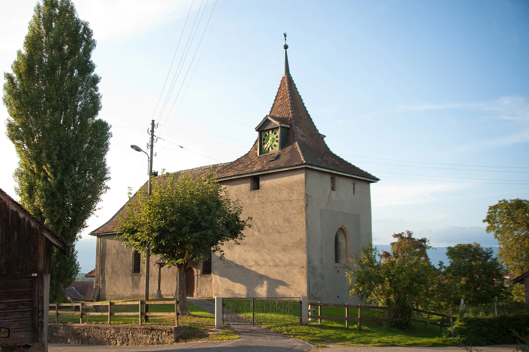 Photo showing: Église de Vuarrens, canton de Vaud, Suisse.