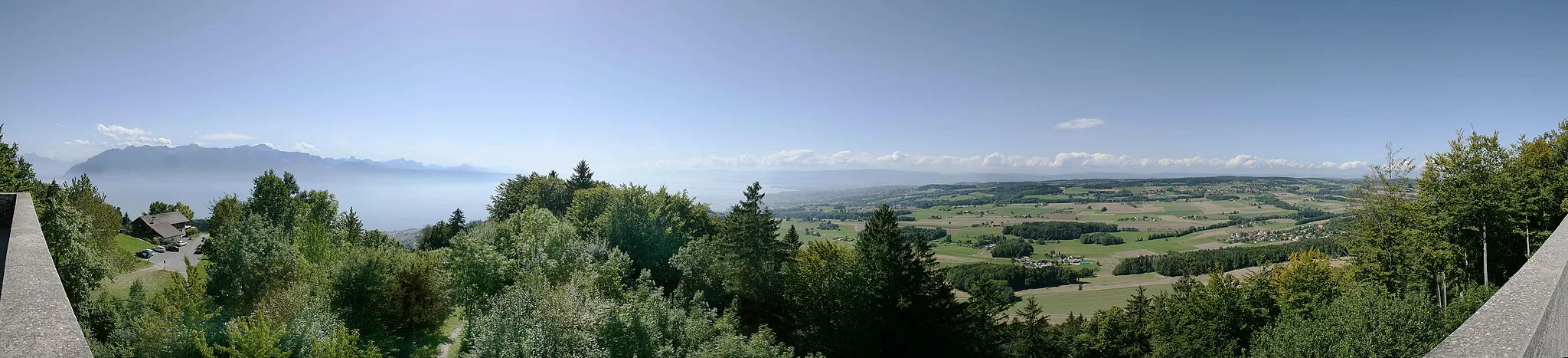 Photo showing: View from Tour de Gourze, Switzerland