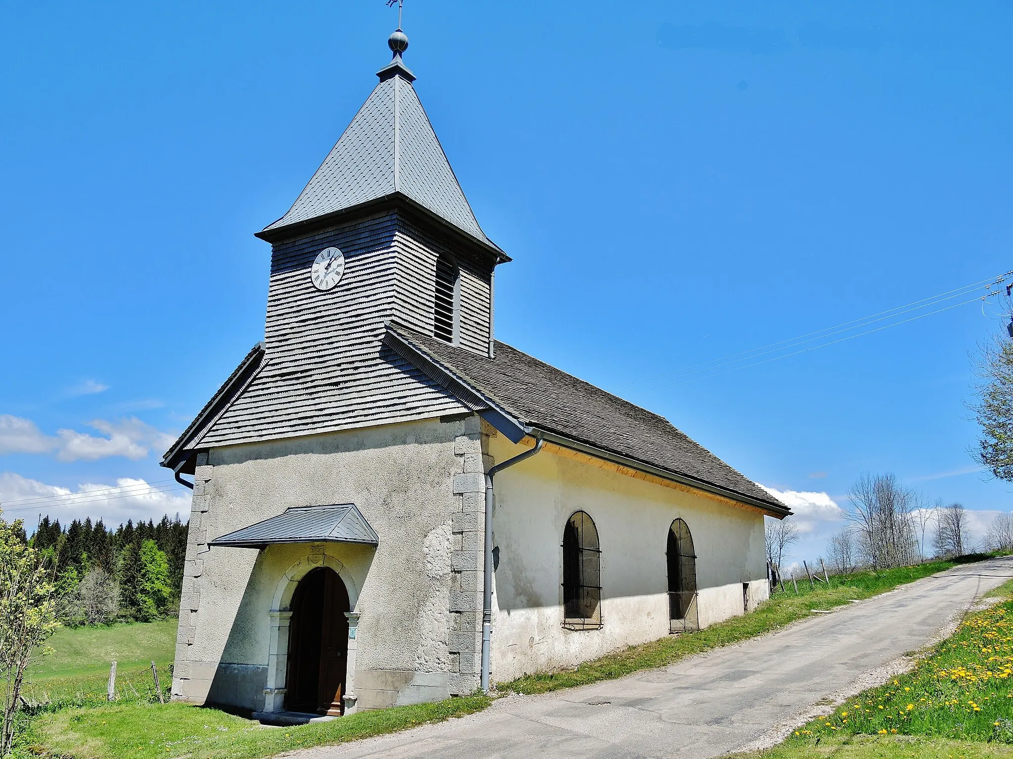 Photo showing: Chapelle Mijoux. Au sud-est du village des Fourgs. Doubs