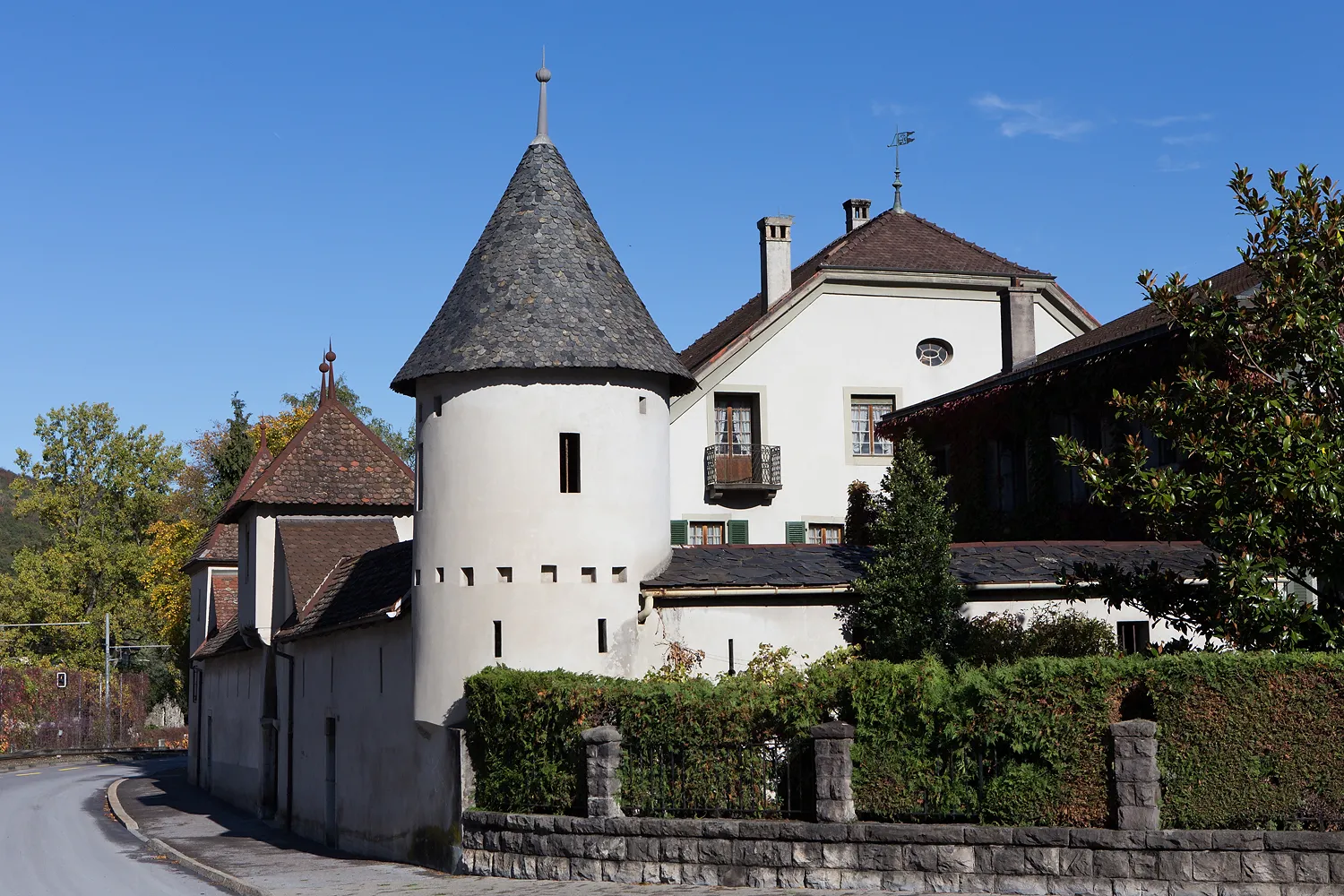 Photo showing: Maison Dufey à Monthey (VS)