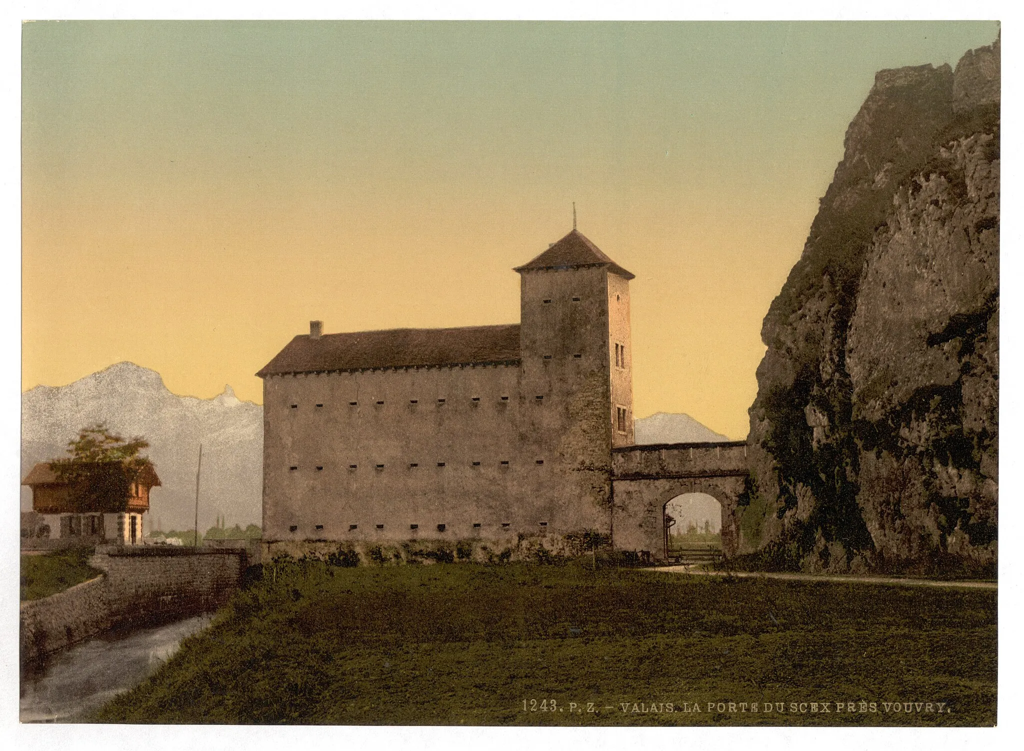 Photo showing: Forms part of: Views of Switzerland in the Photochrom print collection.; Title from the Detroit Publishing Co., Catalogue J-foreign section, Detroit, Mich. : Detroit Publishing Company, 1905.; Print no. "1243".