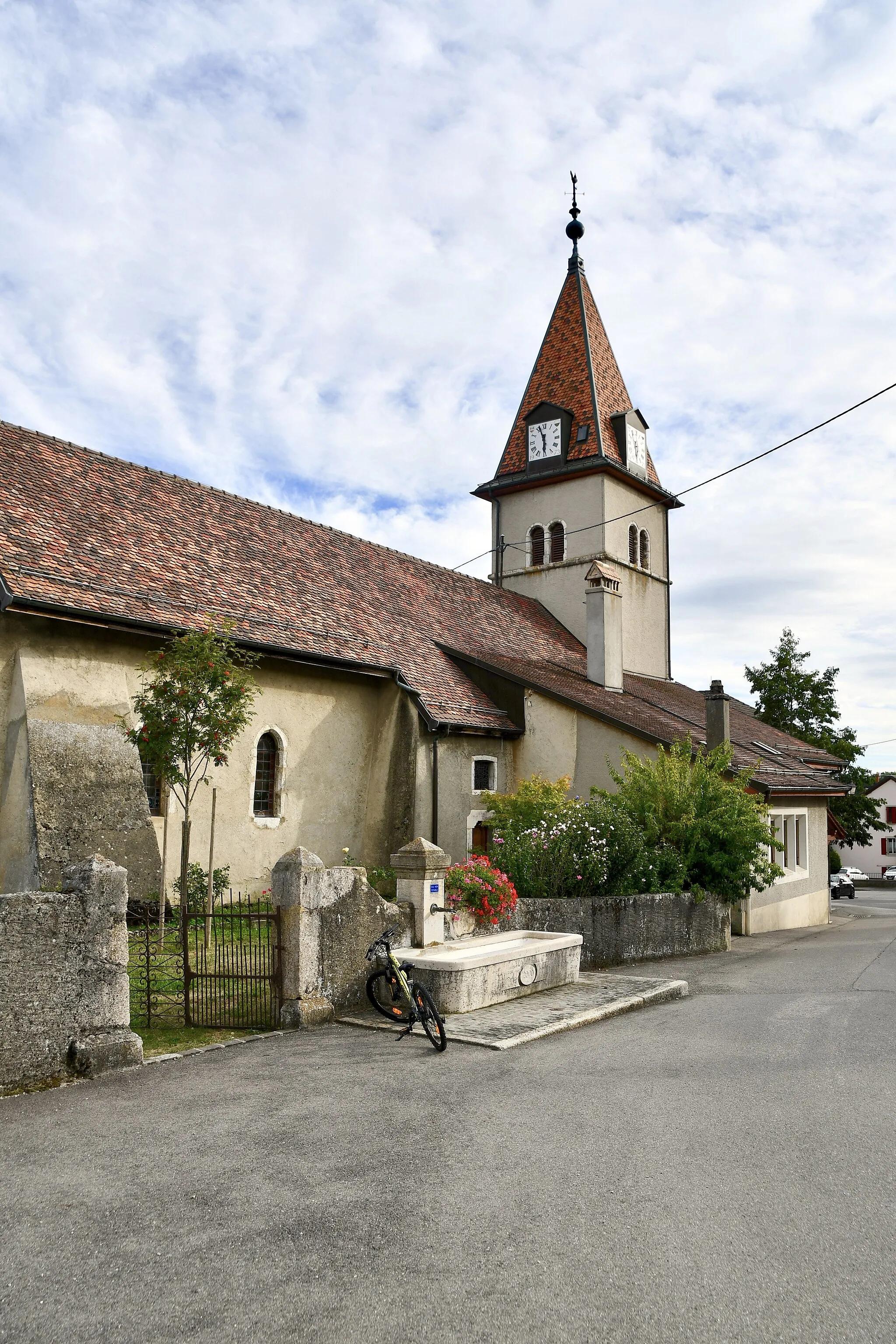 Photo showing: Le temple réformé de Bière (VD), en Suisse.